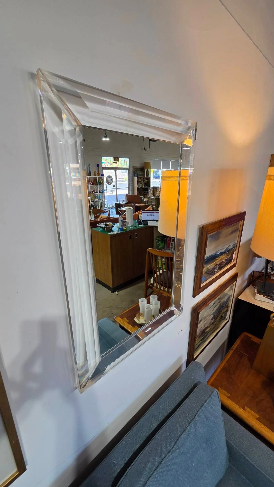 Amazing Lucite Mirror 36x24