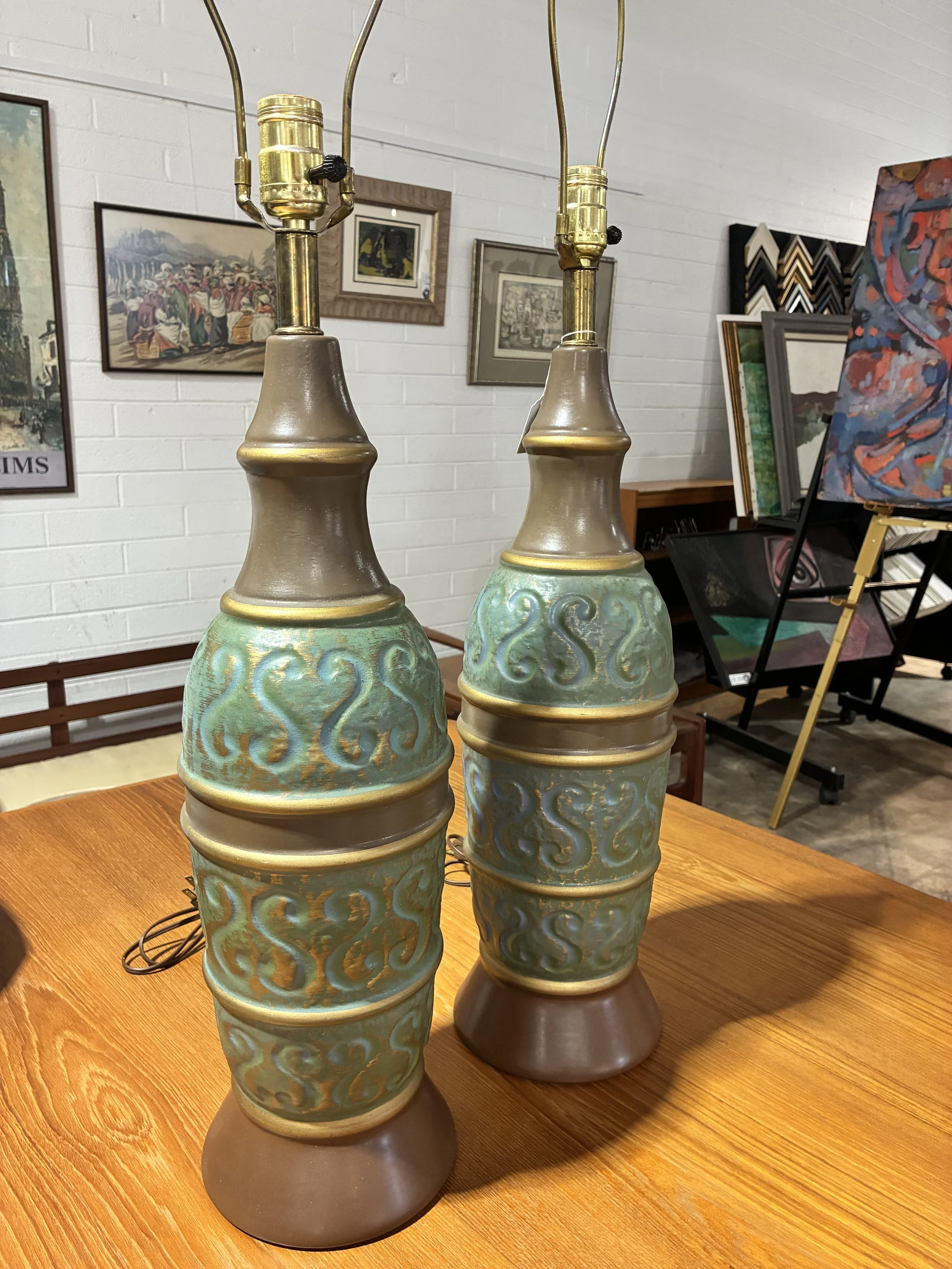 Pair of McCoy Lamps