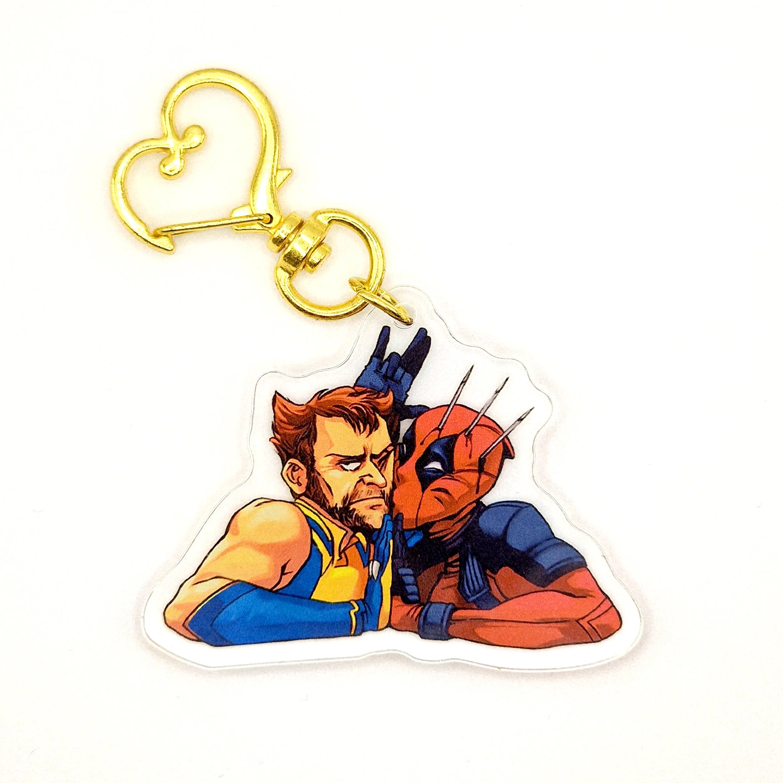 Deadpool and Wolverine Keychain