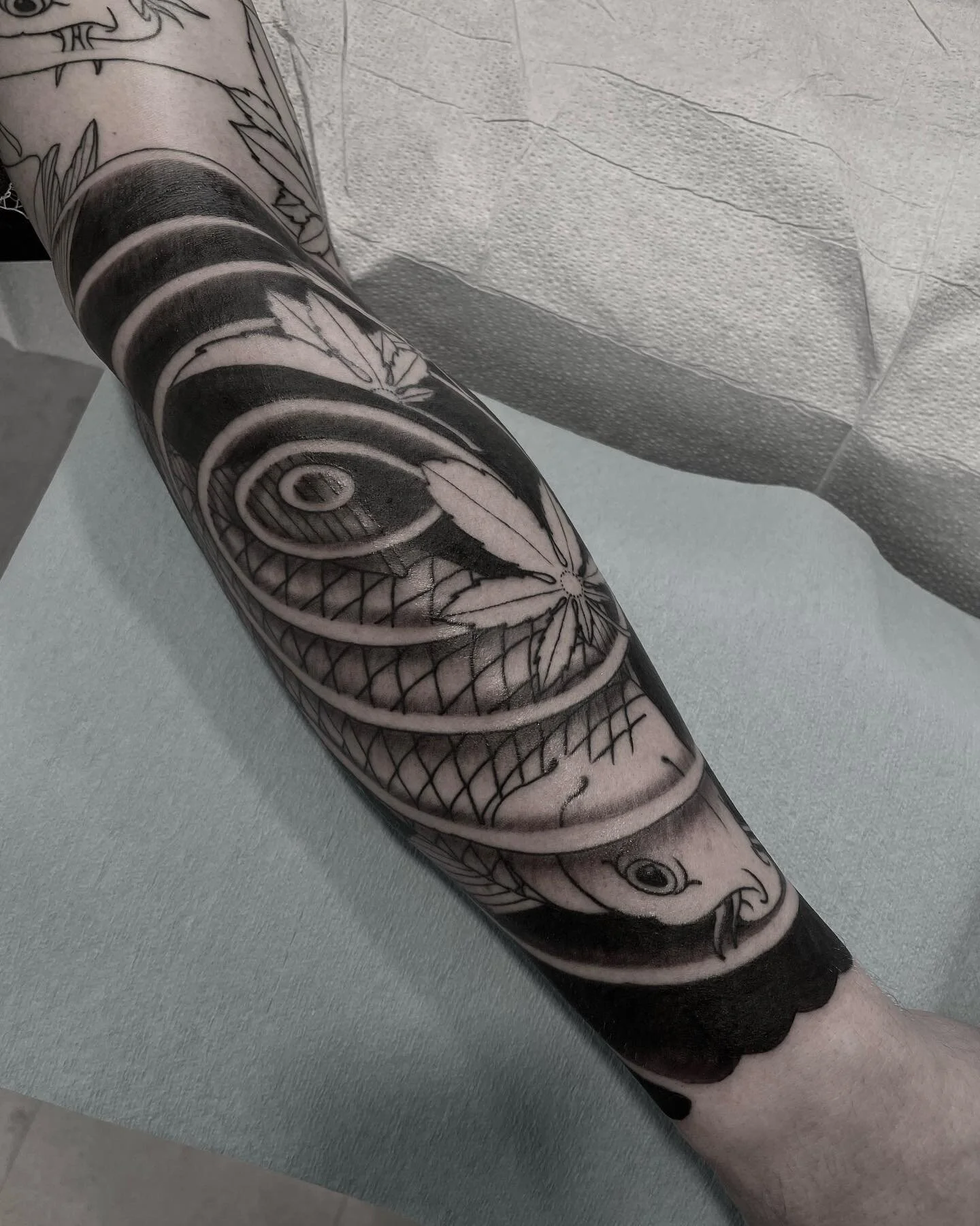 Some in progress pieces. Thanks for looking 👽
.
.
. 
#theburrowyyc #japaneseart #japanesetattoo #irezumi #thesolidink #deadlytattoosupply #irezumiartist #freshlyinkedmag #irezumicollective #japaneseink #japanesetattoosub #irezumicollective #freshlyi