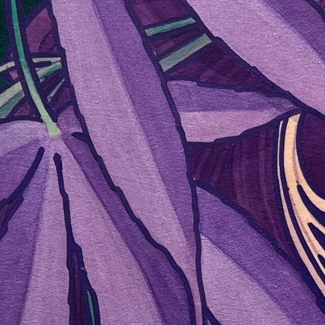 Finished painting for @mikekennytattoos and @steftones_tattoos out east . Honoured that I got to do this thanks for looking🖤✨

22&rdquo; panel acrylic on wood 

#yyc #yycartist #yyctattoo #yyctattoos #deadlytattoosupply #goodguysupplyfamily #theburr