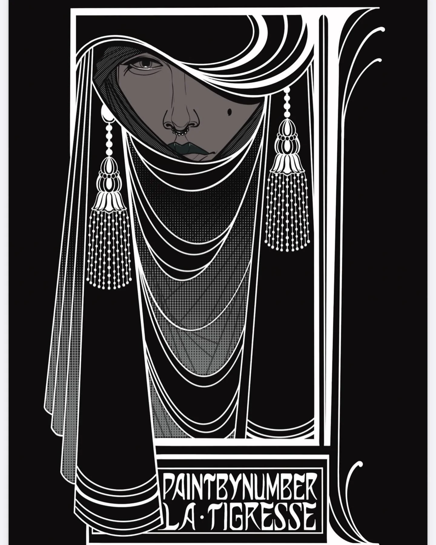 I&rsquo;m announcing a limited edition run of 50 shirts made in collaboration with @la___tigresse____ , inspired by our shared obsession with art from La Belle &Eacute;poque and Art Deco. Ciara&rsquo;s time and attention to detail shows in their work