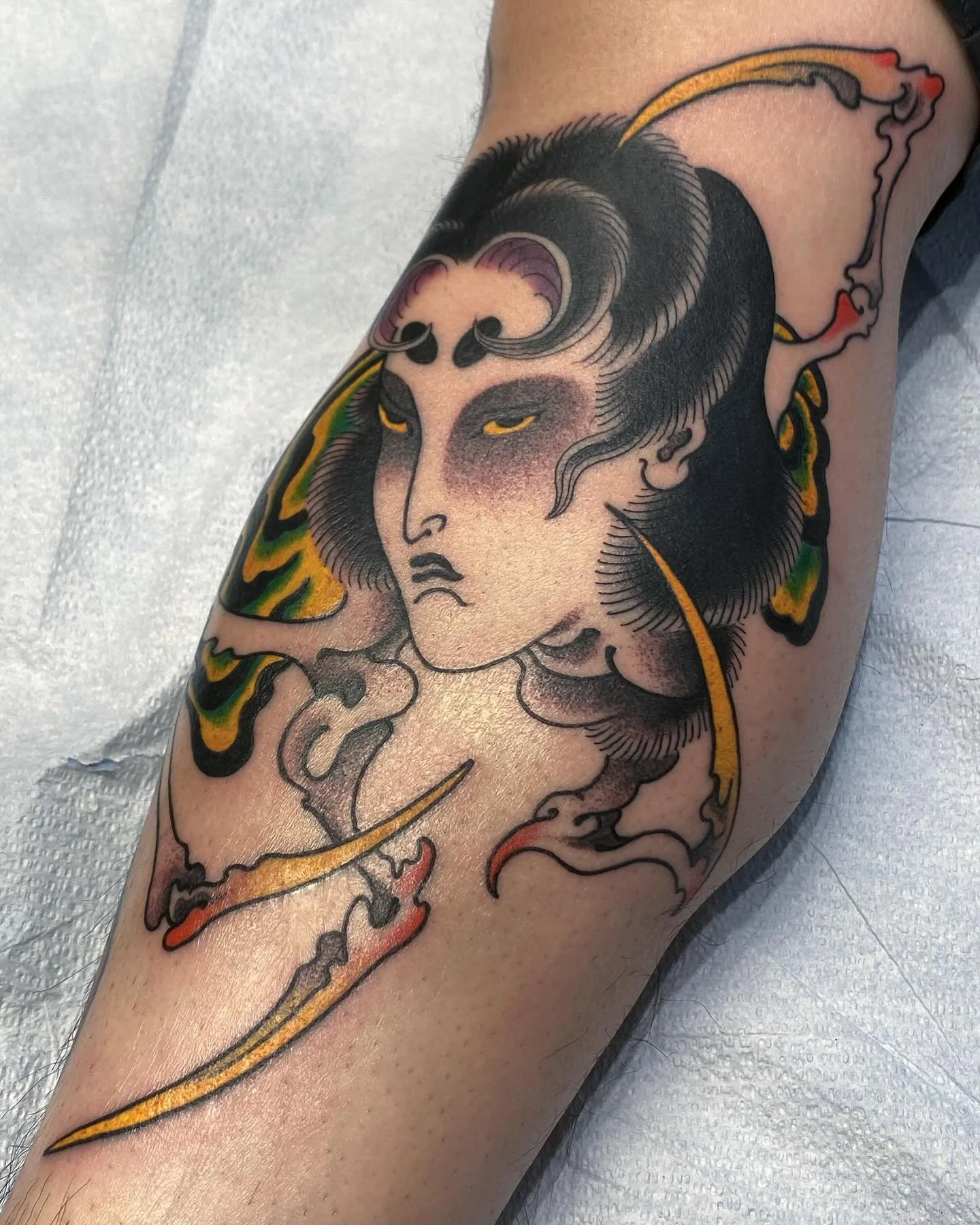 Done on @jeromylee99 thank you 🥟! Made @seventhsontattoo #seventhsontattoo #waterstreetphantom