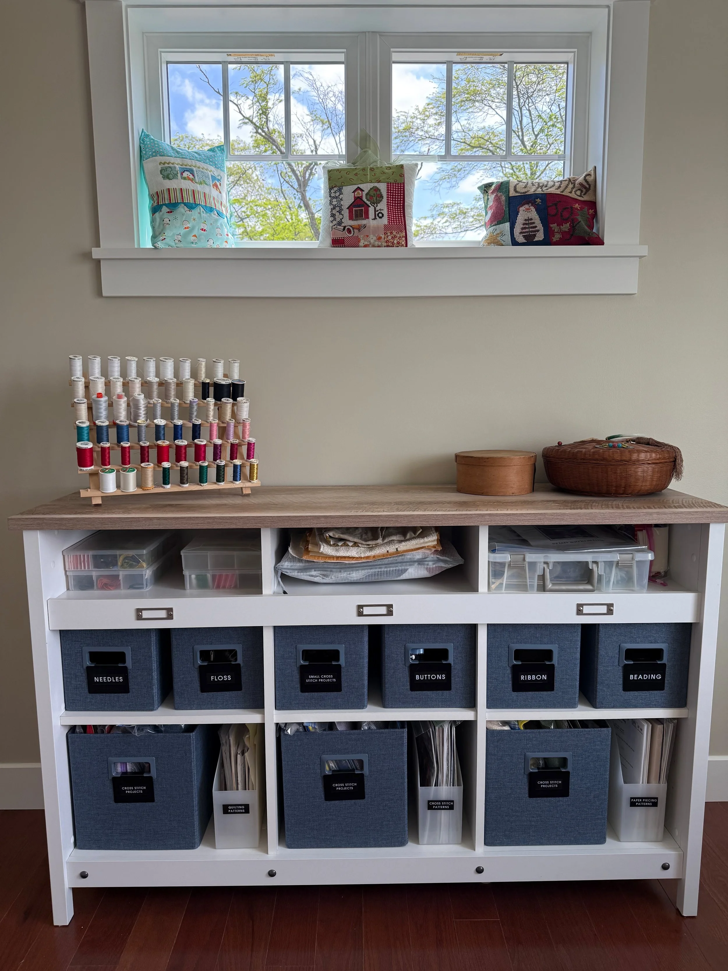 Sewing & Craft Room Organization After a Move