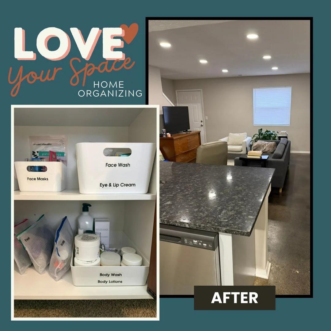 This client had recently downsized and needed help unpacking into a newer, smaller home.⁠
Starting with a blank slate&mdash;no old systems or habits to work around&mdash;allowed us to organize intentionally based on how they live now, not how their p