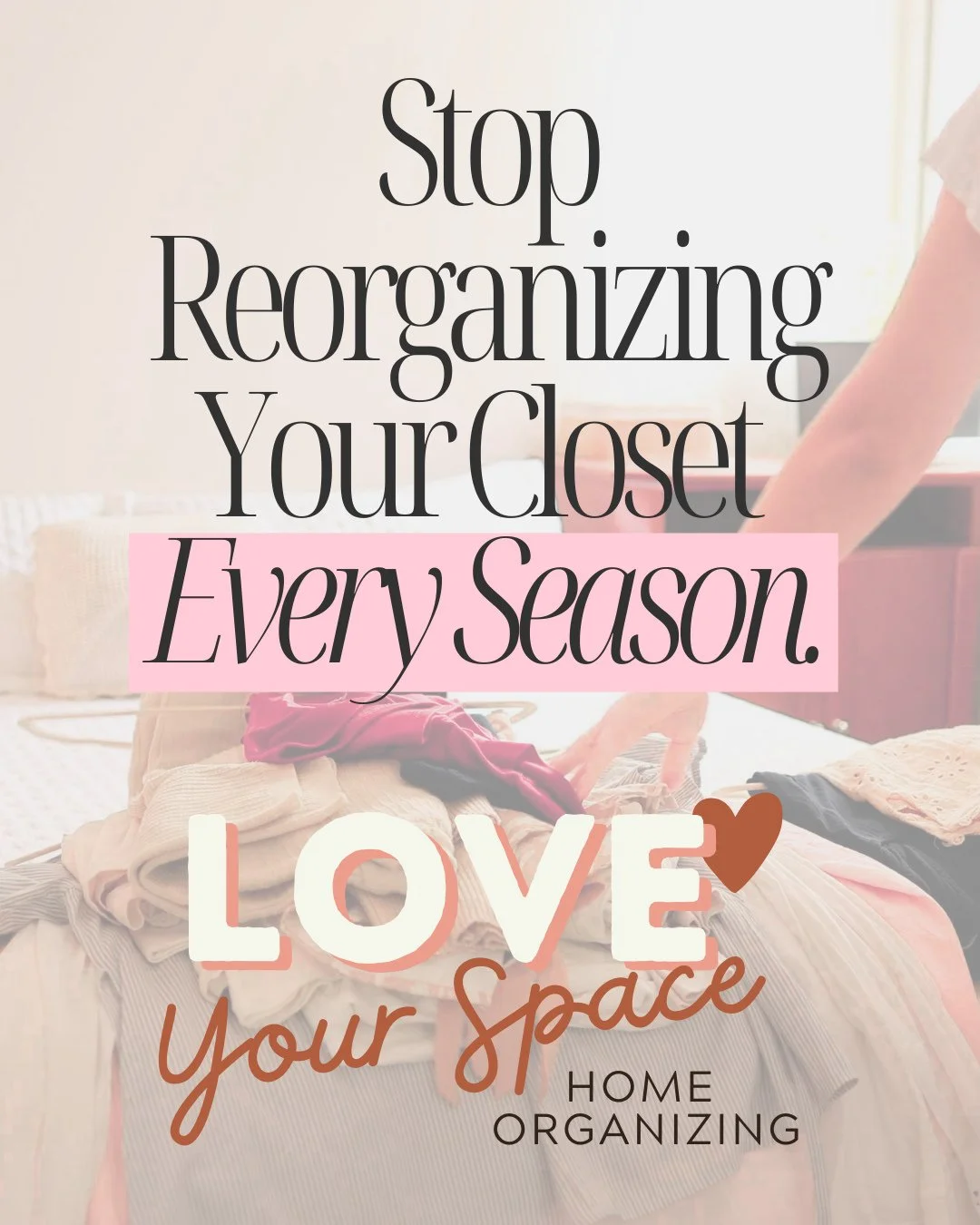 If you&rsquo;re reorganizing your closet every season&hellip; it&rsquo;s not a motivation problem. It&rsquo;s a system problem.⁠
⁠
Most closets fail because they&rsquo;re organized for how you wish you dressed &mdash; not how you actually live.⁠
⁠
In