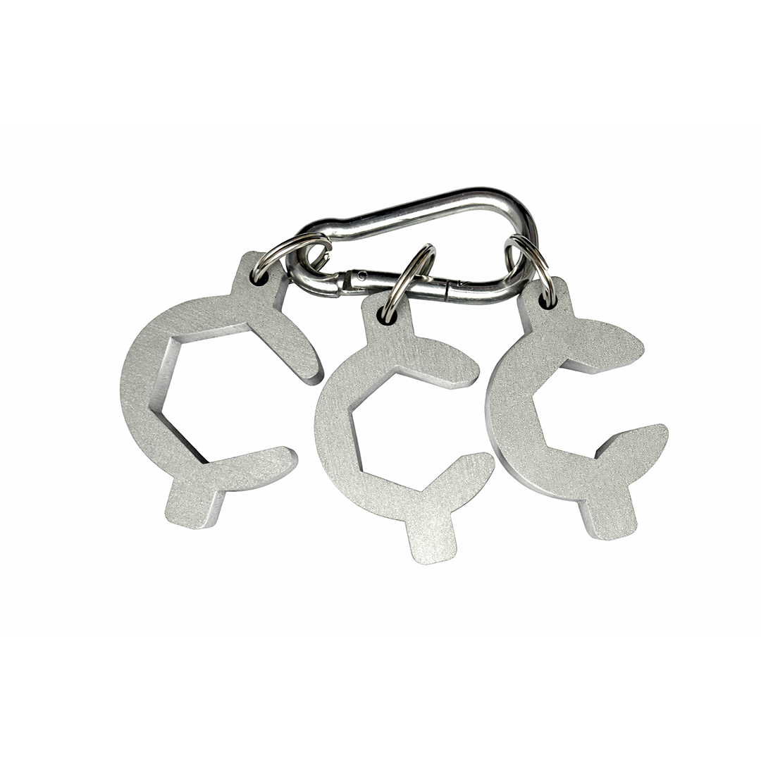 Handheld Flexi-hose Tap Tightening Spanners - FULL SET - 3/8", 1/2" and 3/4"