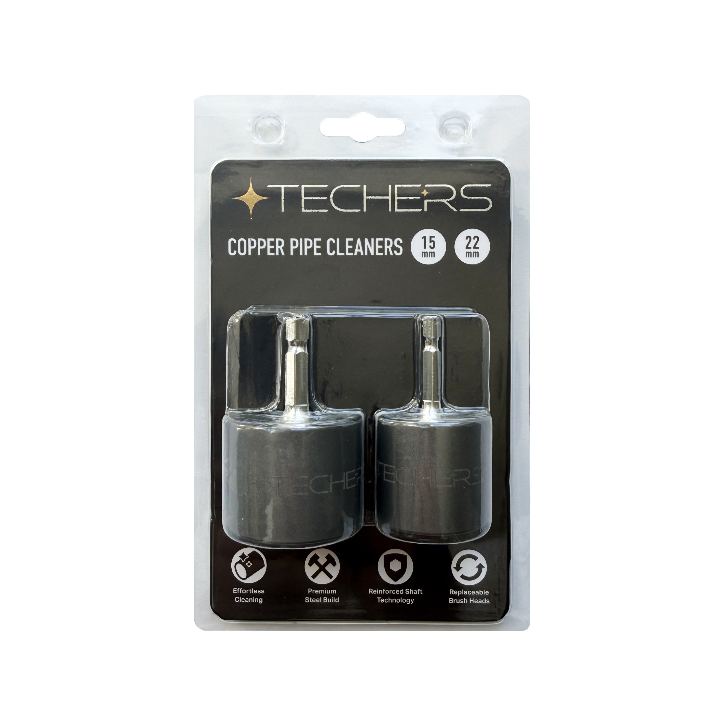Copper pipe cleaners - 15mm and 22mm diameter