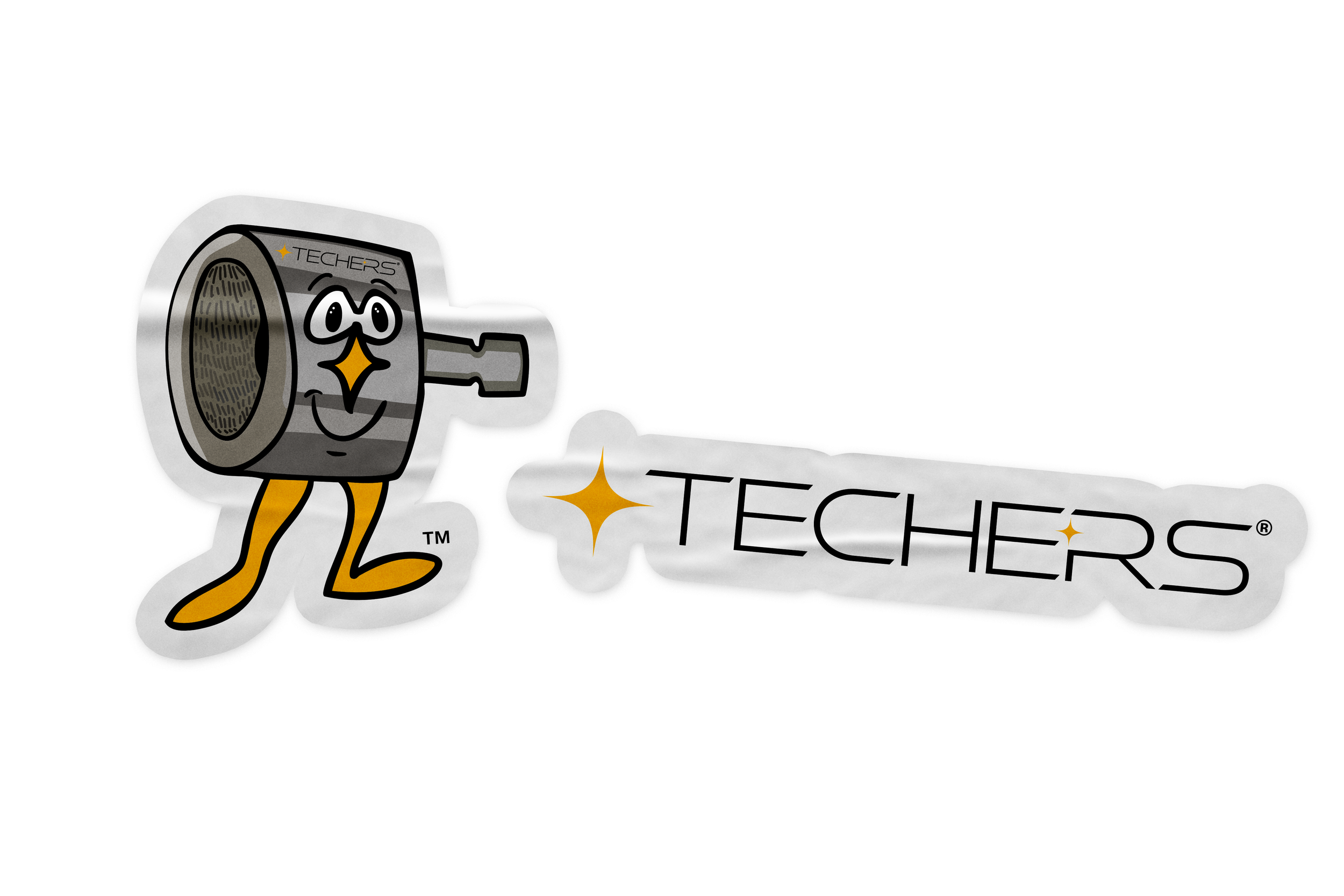 Techers Sticker Pack - Logo and Mascot