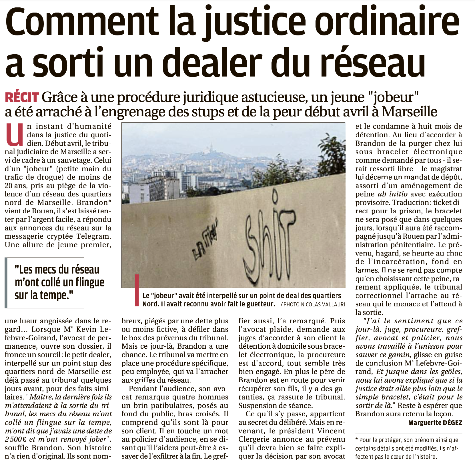 La Provence, Marguerite Degez, 19 avril 2023.png