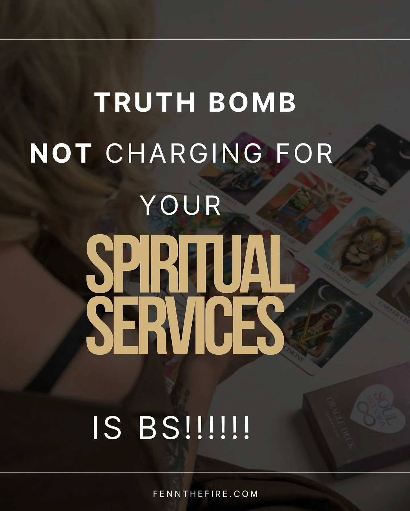 In the early days, I felt sick charging for my spiritual gifts. All you heard about from others in this realm was that it&rsquo;s &ldquo;an energy exchange&rdquo; &ldquo;it&rsquo;s a gift so you can&rsquo;t charge&rdquo; &ldquo;you can&rsquo;t help p