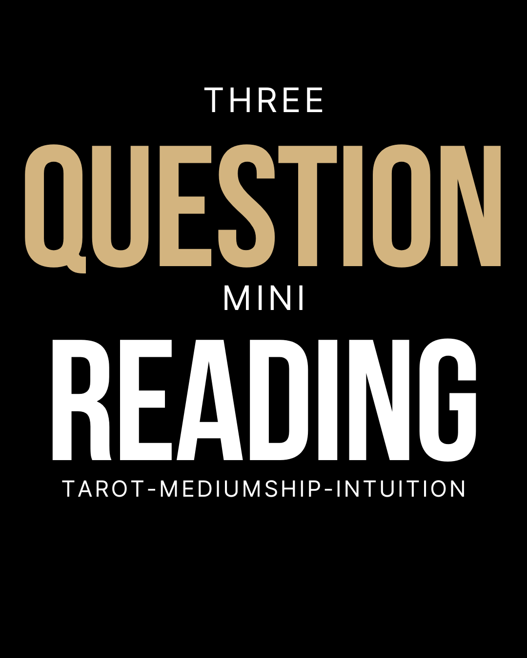 3 question mini reading