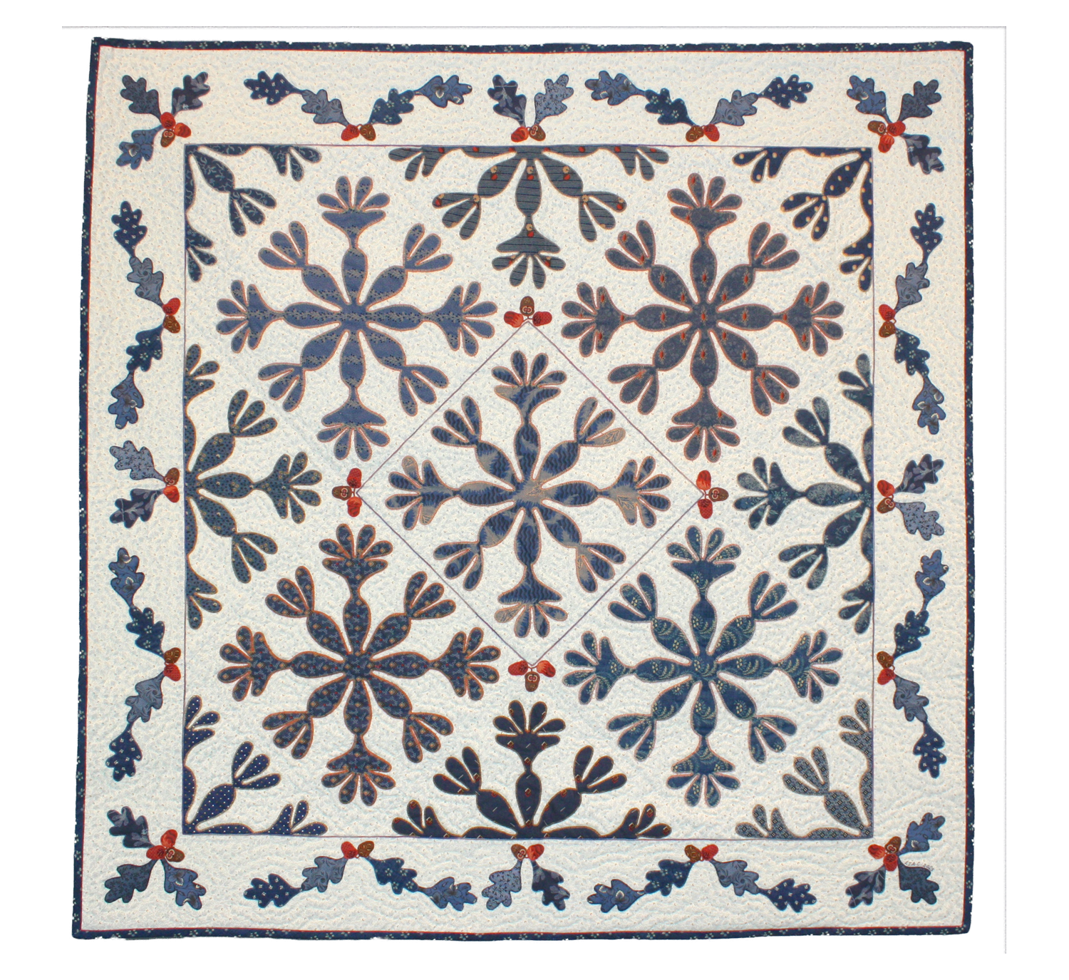 Study in 19th C. Indigo Blues – Lynn Anson-Cartwright, Ontario