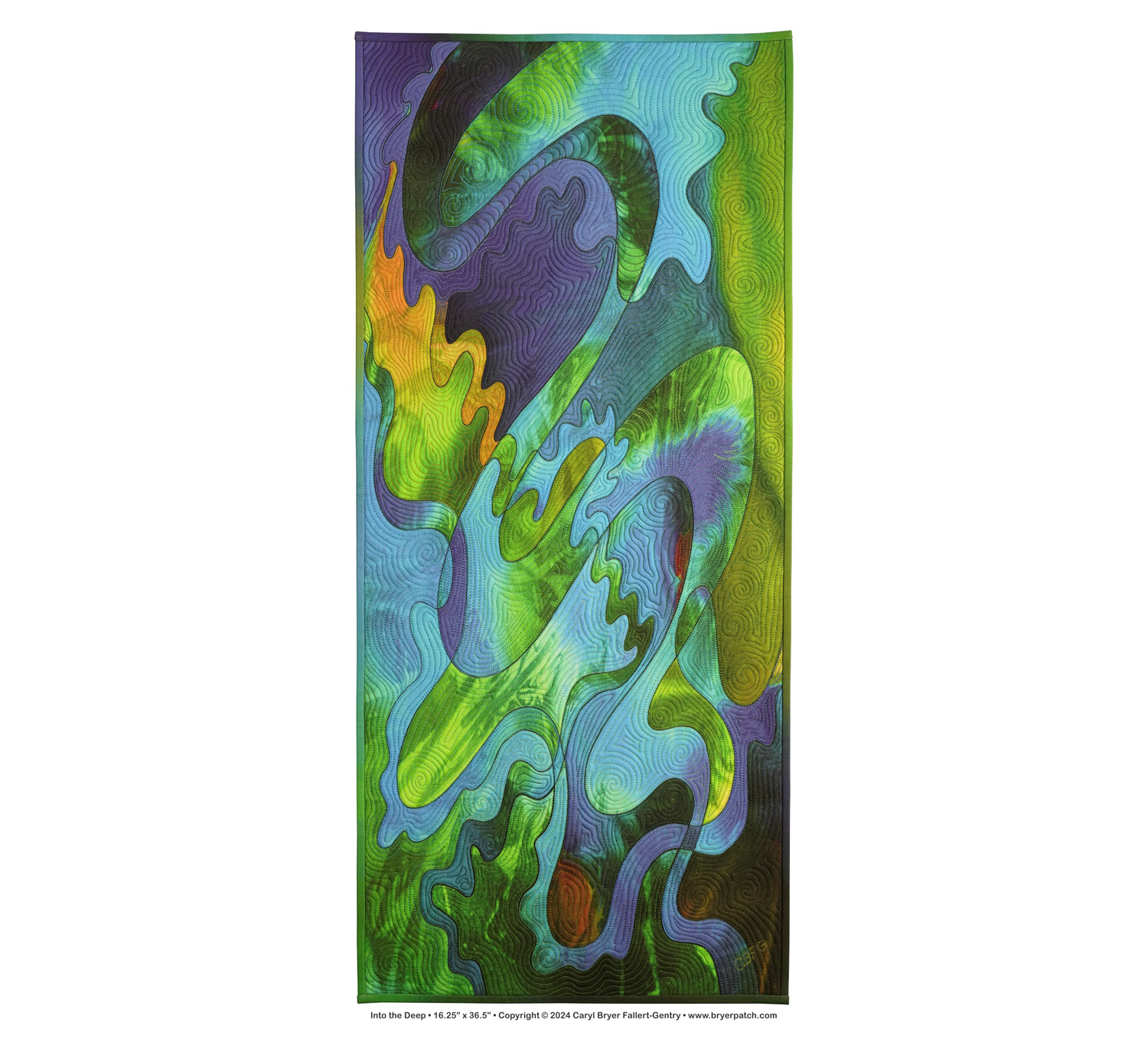 Into the Deep, 2024 - Caryl Bryer Fallert-Gentry, Port Townsend, WA