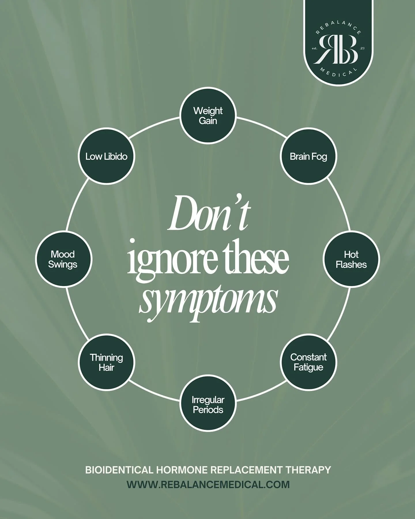 If you&rsquo;ve been feeling &ldquo;off&rdquo; and can&rsquo;t quite explain why, hormones may be playing a role.
Weight gain, low libido, chronic fatigue, hair thinning, mood swings, brain fog, hot flashes, and irregular periods are all common signs