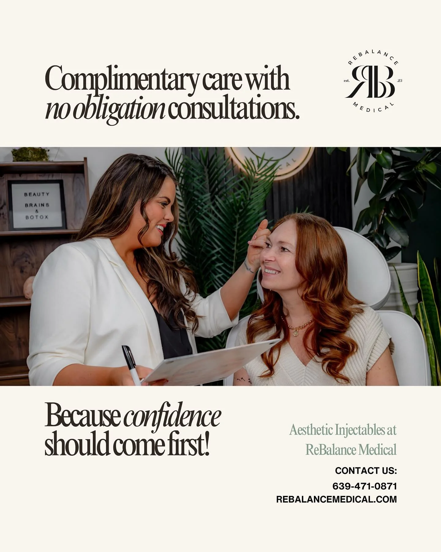 Confidence comes first.
That&rsquo;s why we offer complimentary consultations&mdash;so you can ask questions, explore your options, and feel completely comfortable before deciding anything.
No pressure. Just guidance.

#botox #filler #medicalaestheti