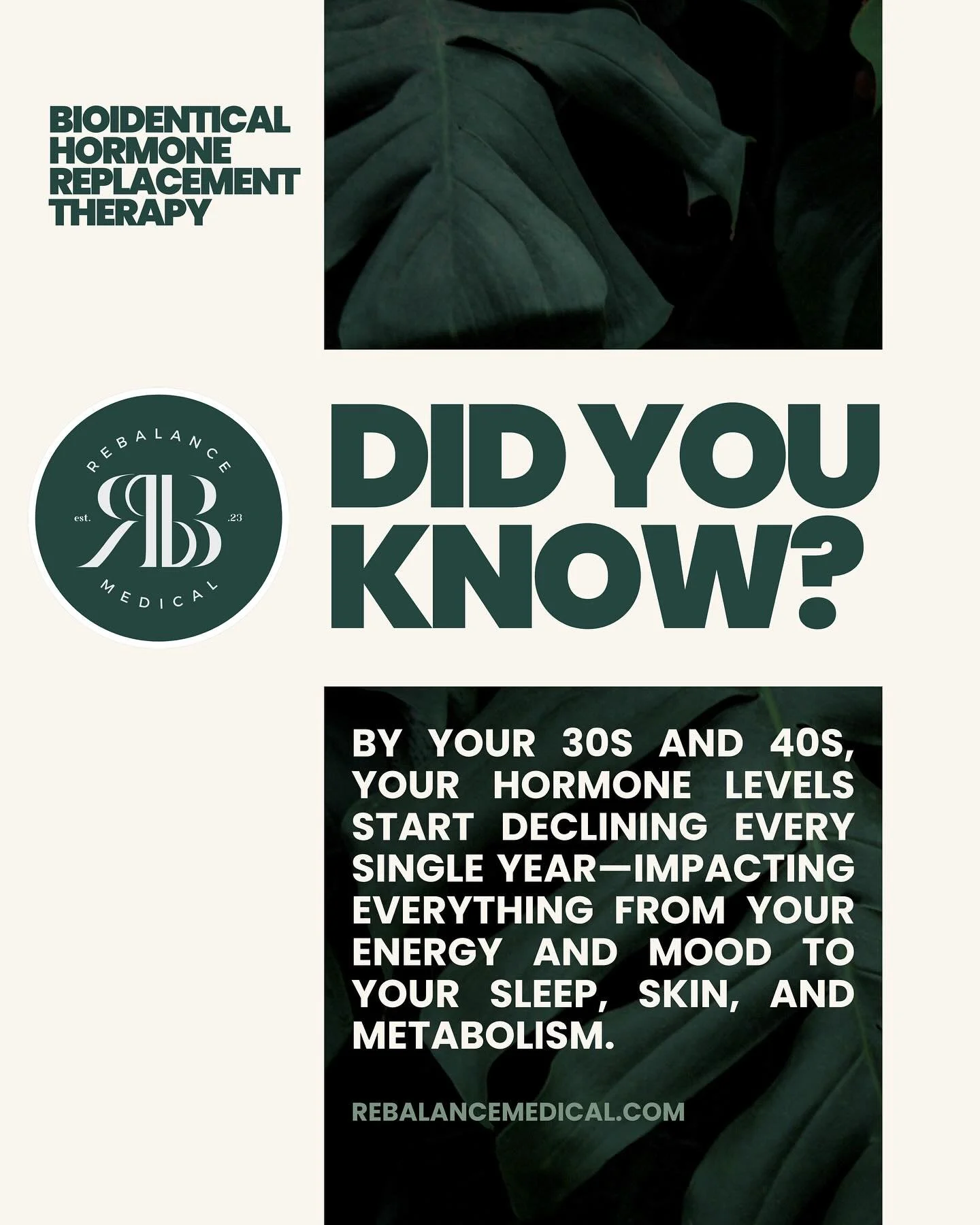 BHRT is designed to help restore balance, so you can feel like yourself again.
Everyone&rsquo;s hormone journey is unique&mdash;testing and personalized treatment plans are key to safe, effective results.
Curious if BHRT is right for you? Let&rsquo;s