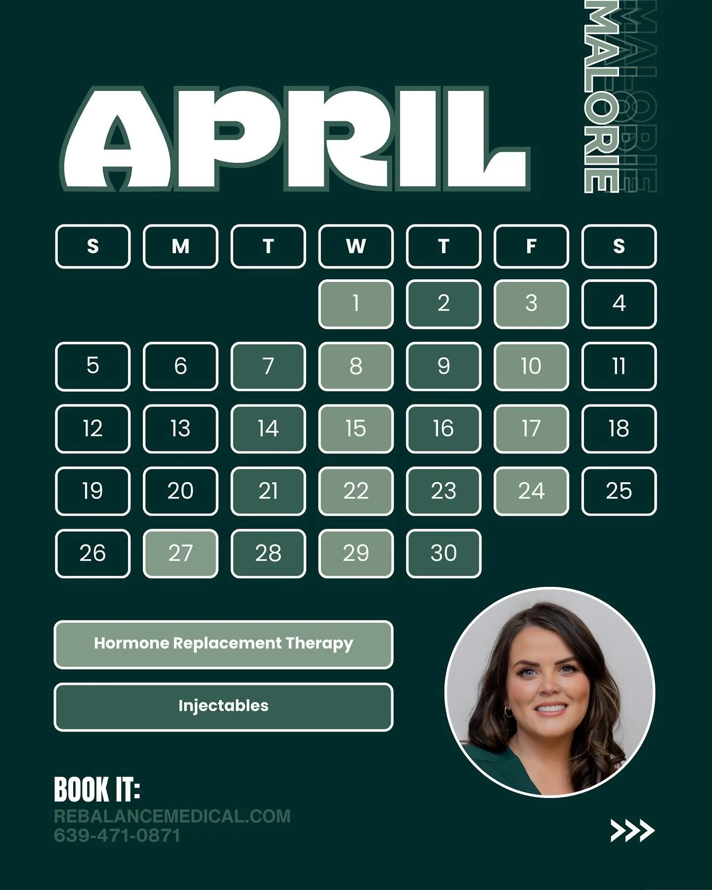 A new season is the perfect time to reset, rebalance, and feel your best from the inside out!
Alongside aesthetic treatments, BHRT (Bioidentical Hormone Replacement Therapy) can help support energy, mood, sleep, metabolism, and overall well-being&mda