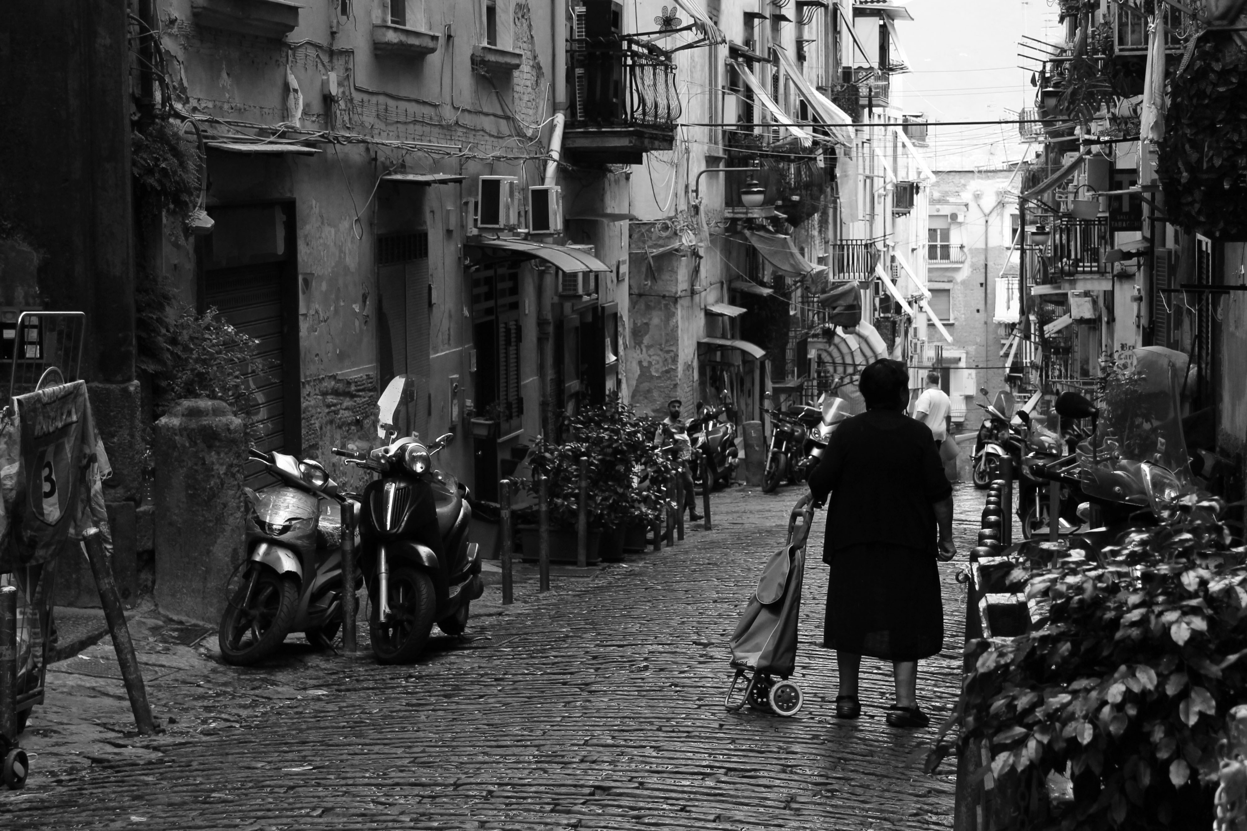 Lady shopping. Napoli, 2024.