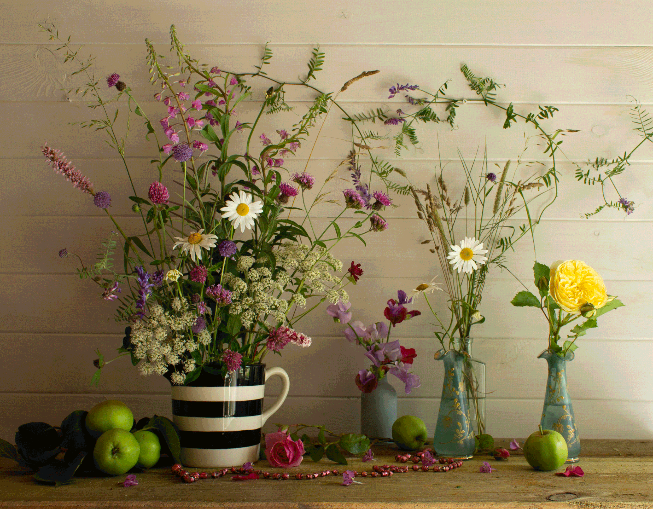 Meadow Flowers (limited print edition). Direct colour printed on to Aluminium Dibond. Various sizes.