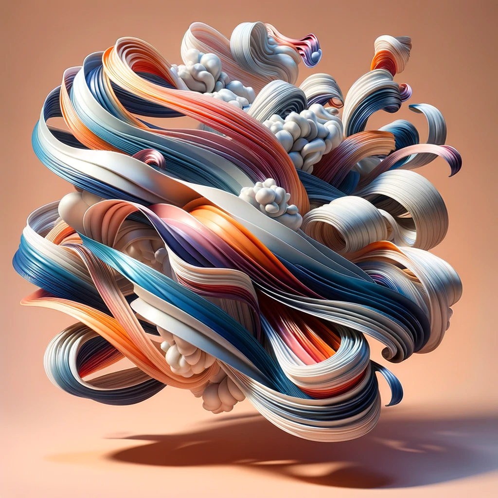 DALL·E 2024-01-08 11.19.27 - Create a hyper-realistic 3D image of abstract ribbons flowing in space, with a focus on tactile textures and detailed lighting. The ribbons should hav.png