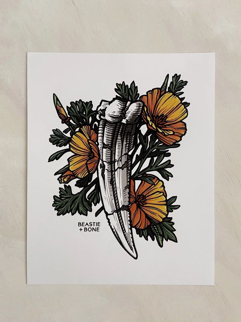 La Brea Bouquet 8"x10" Fine Art Print