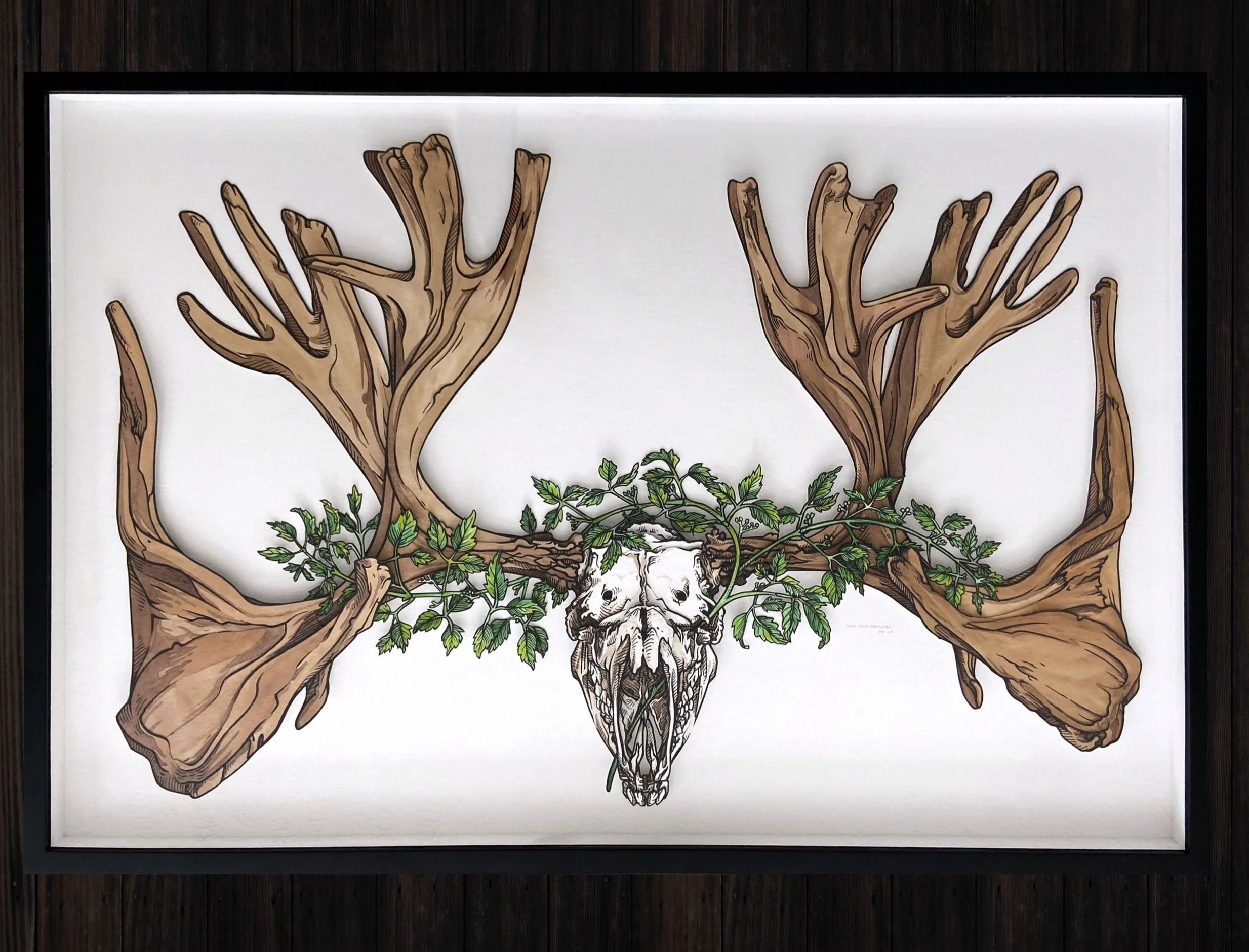 The Old Growth Paper Art Original