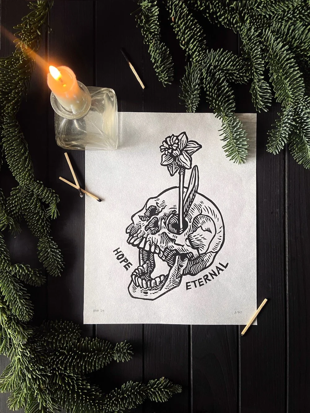 Hope Eternal Linocut 2025 Flatlay copy.jpg