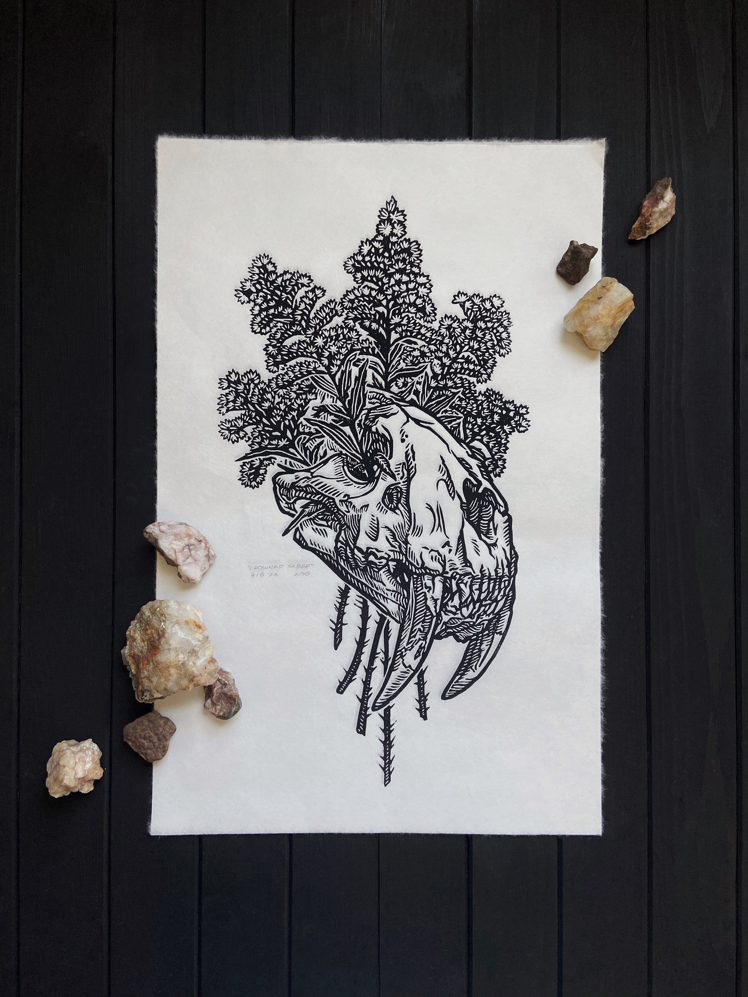 Crowned Saber Limited Edition Linocut.jpg