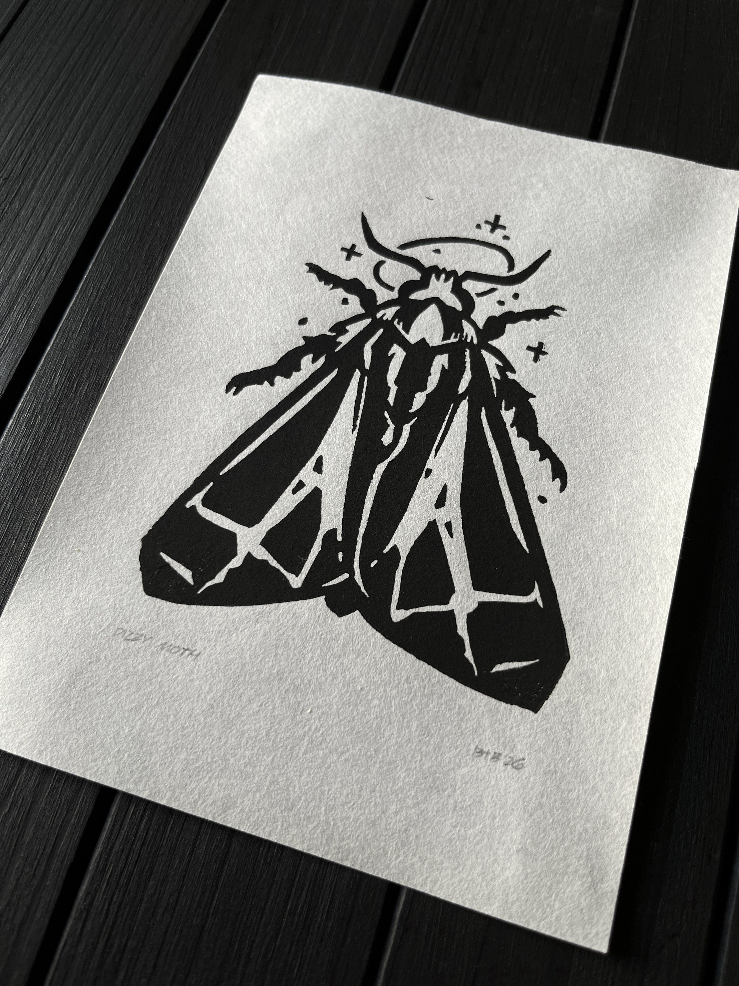 Dizzy Moth Mulberry Linocut Tinyprint Product Angled.jpg