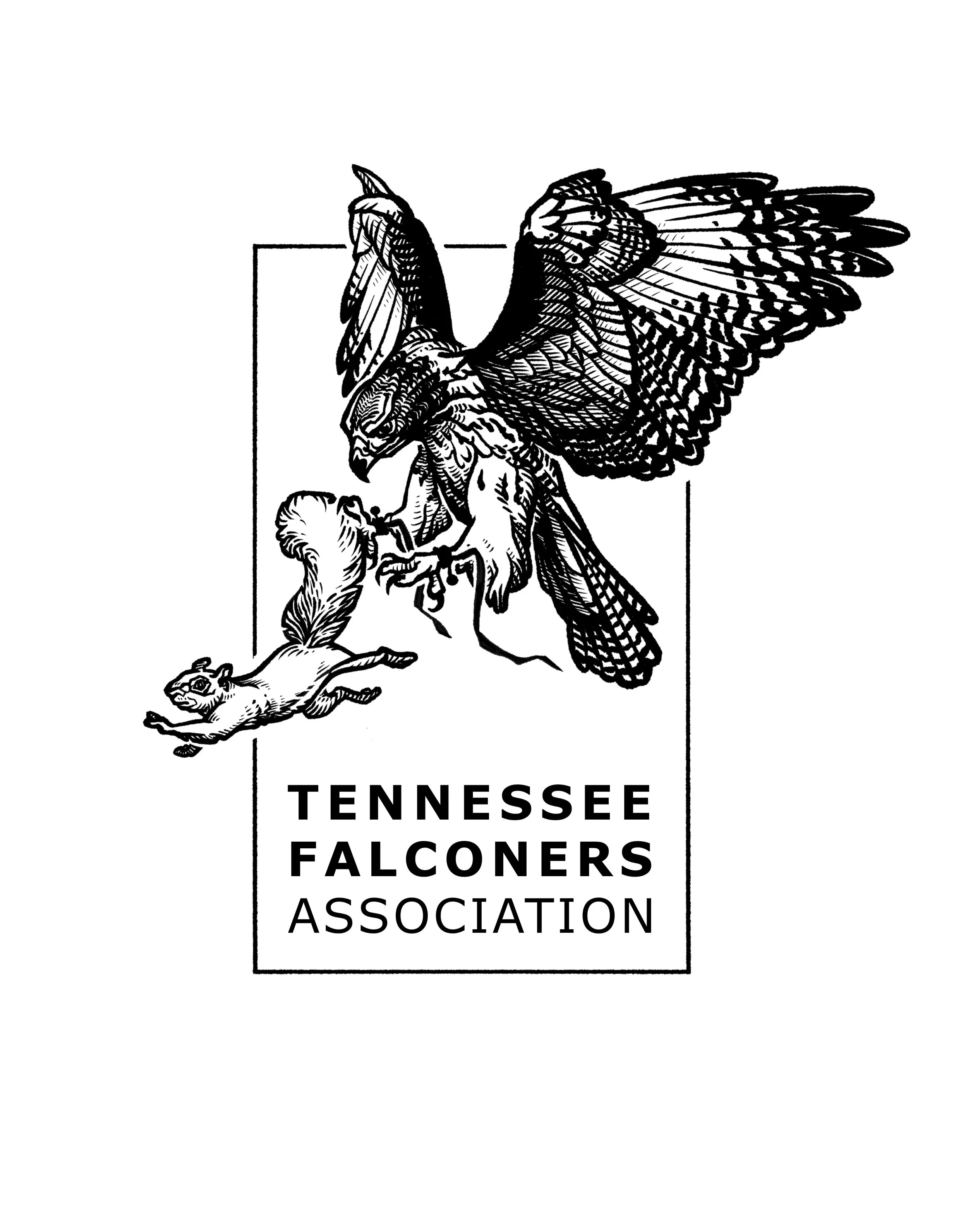 Tennessee Falconers Association Logo White Background.JPG