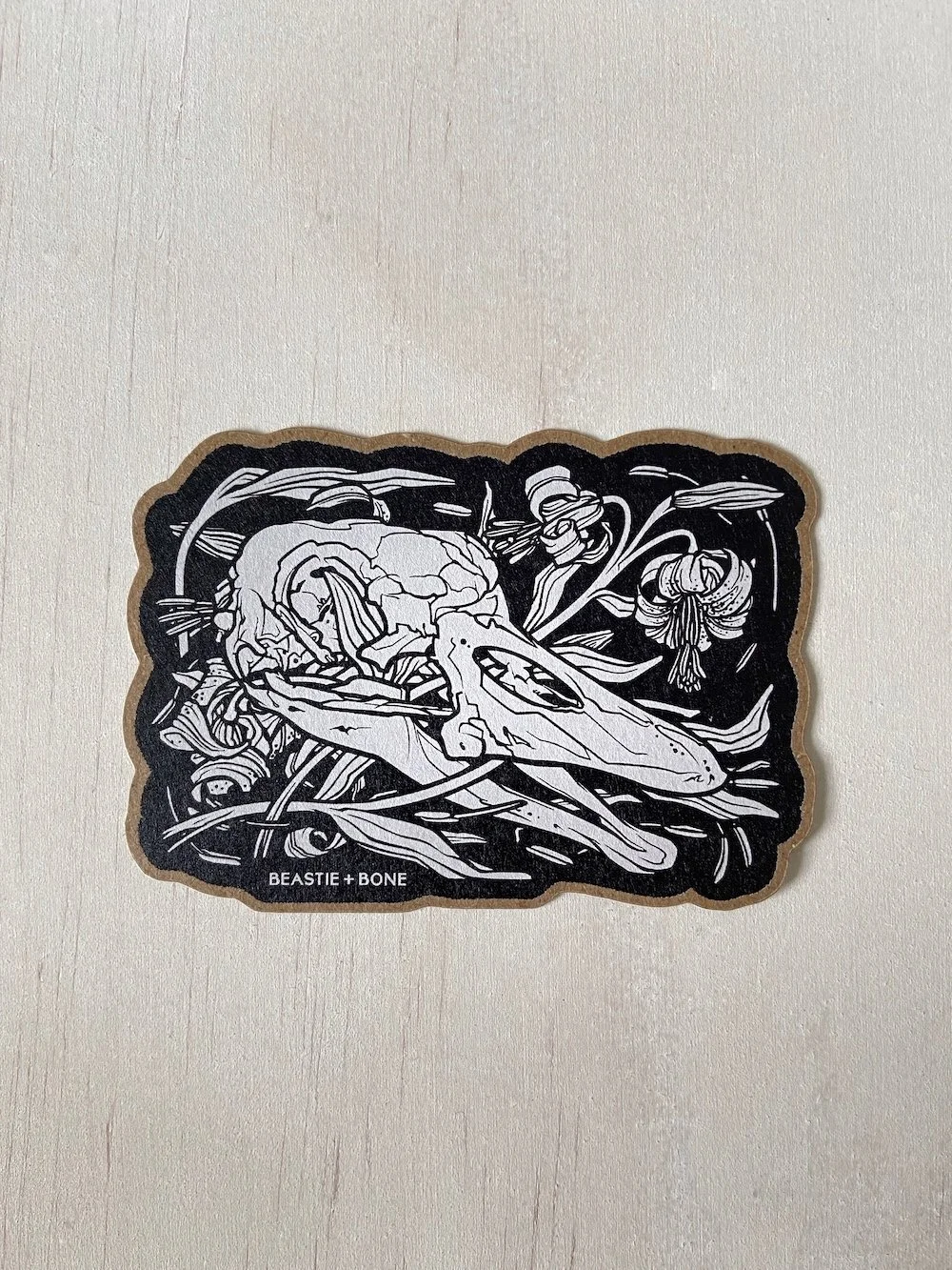 Äiti Recycled Kraft Sticker