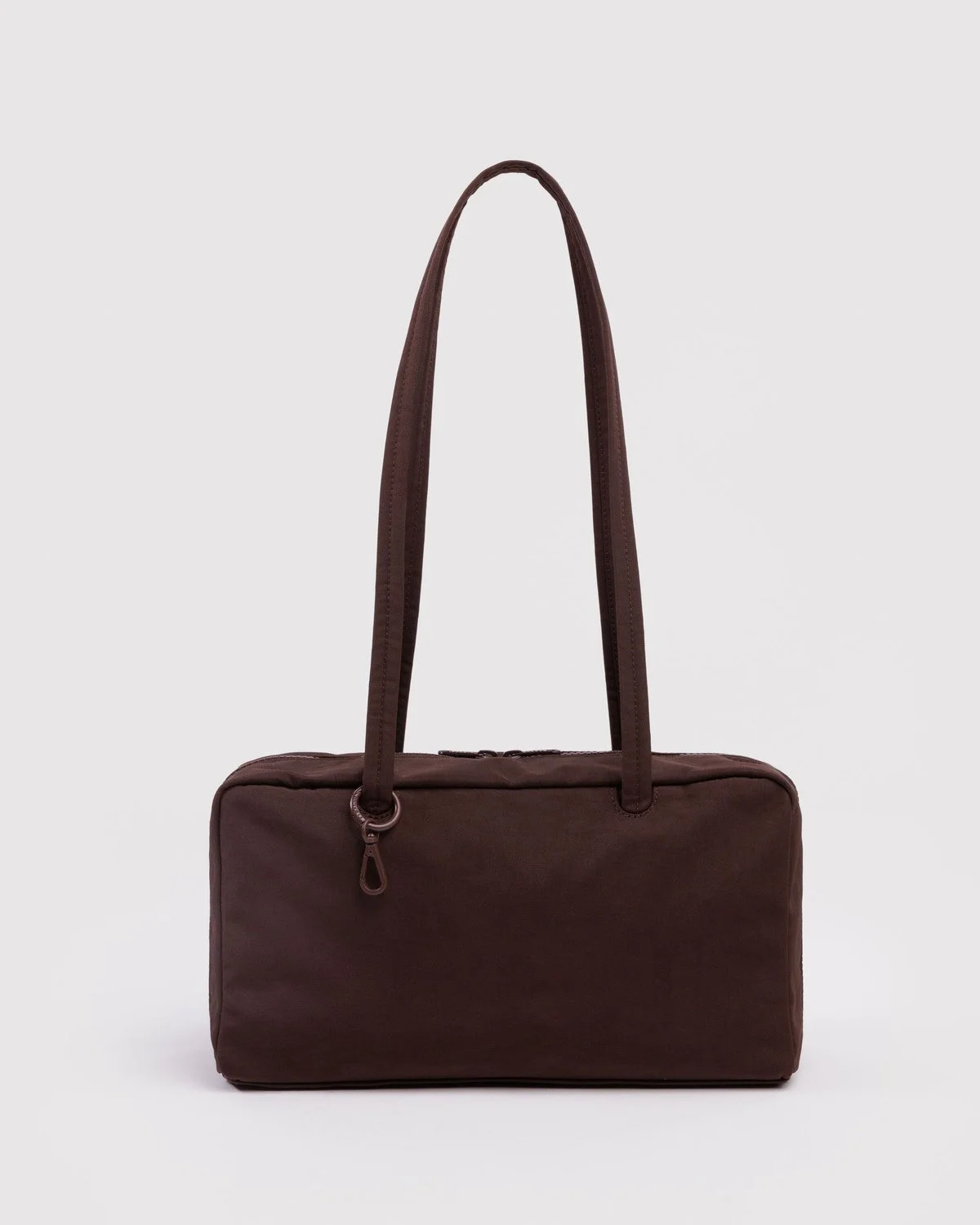 Baggu nylon bowler bag, coffee