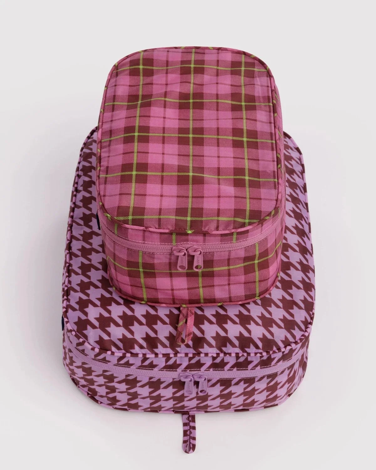 Baggu packing cubes, Check Mix