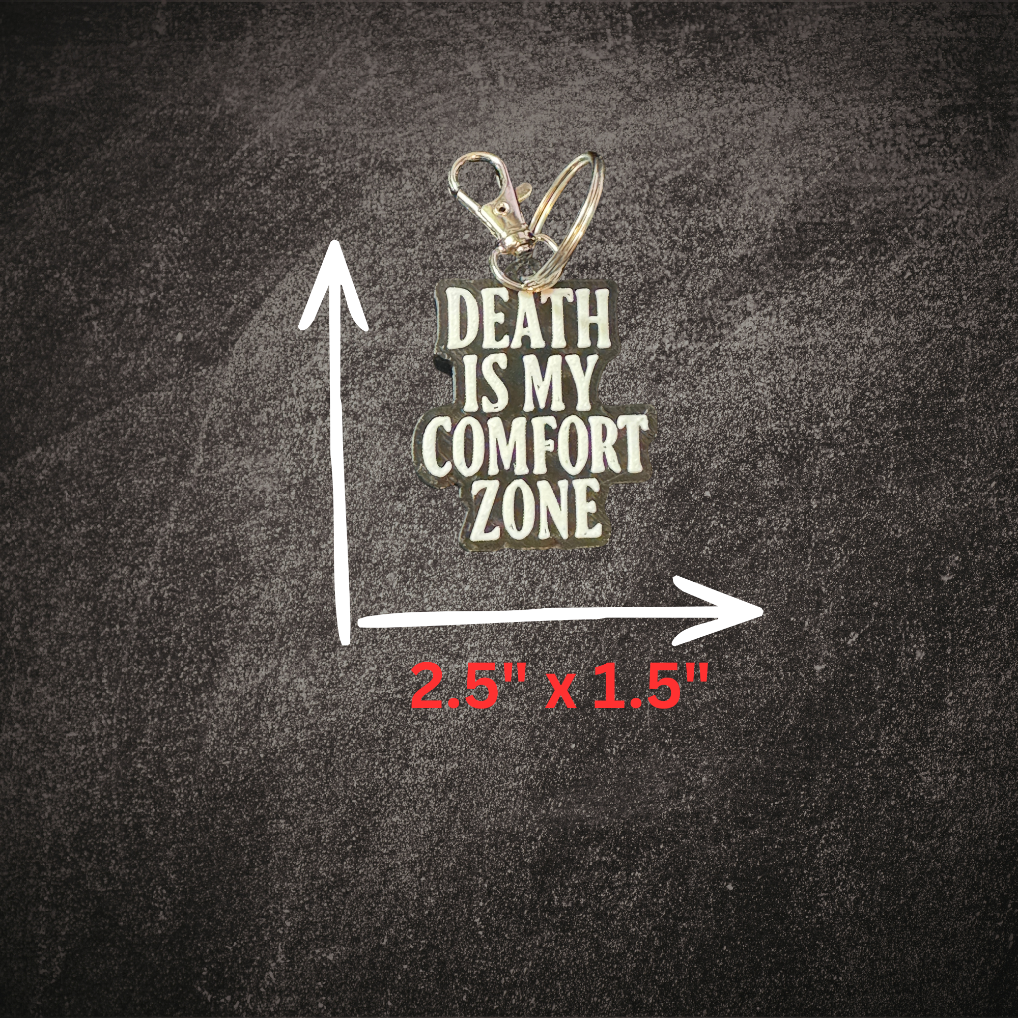 Death is My Comfort Zone Keychains Mockup 2.png