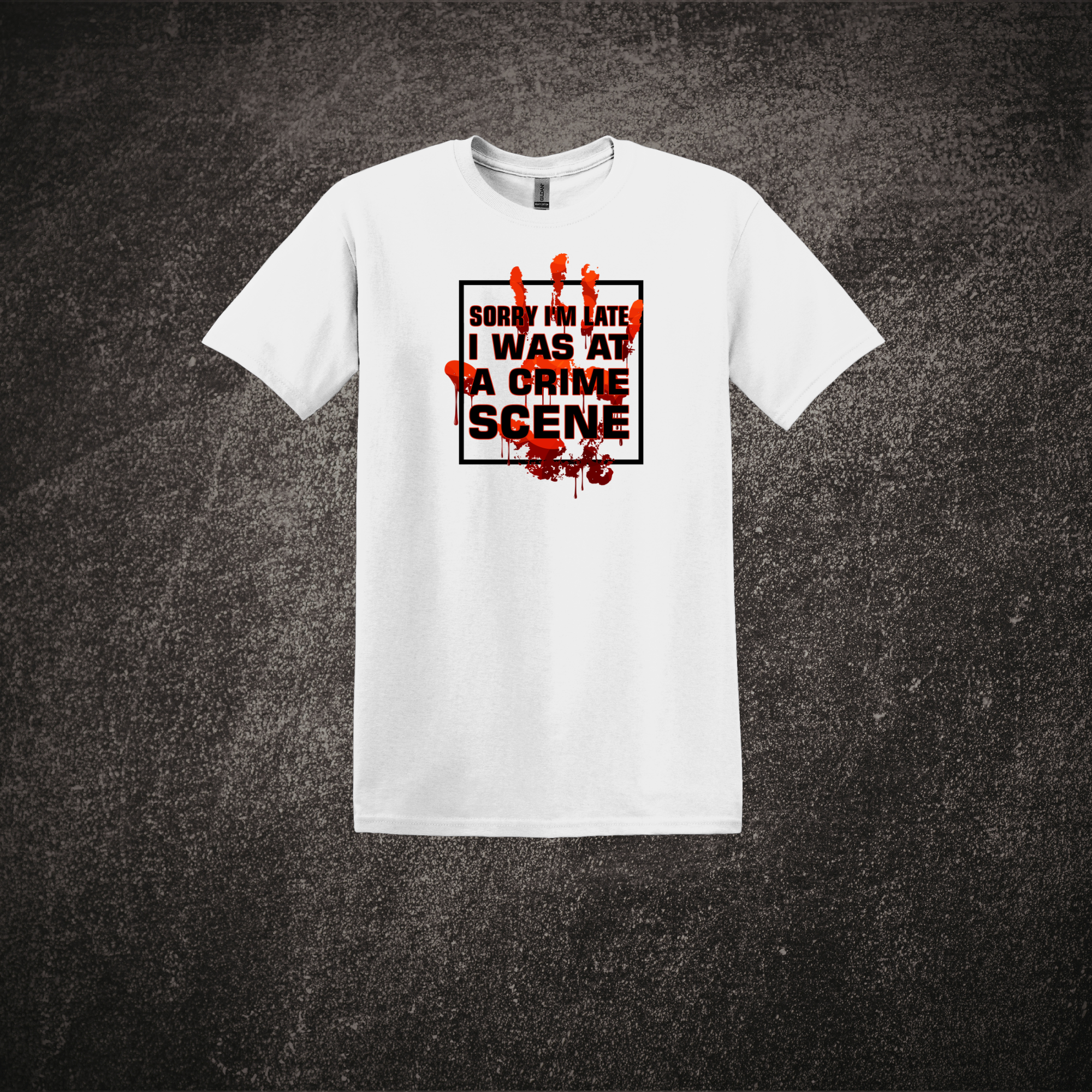Sorry I'm Late - SS Tee White.png