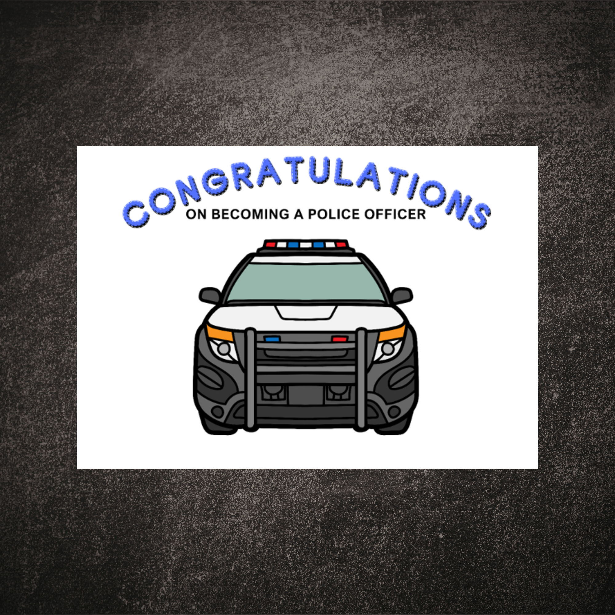 Congrats on Becoming a Police Officer Greeting Primary Photo.png