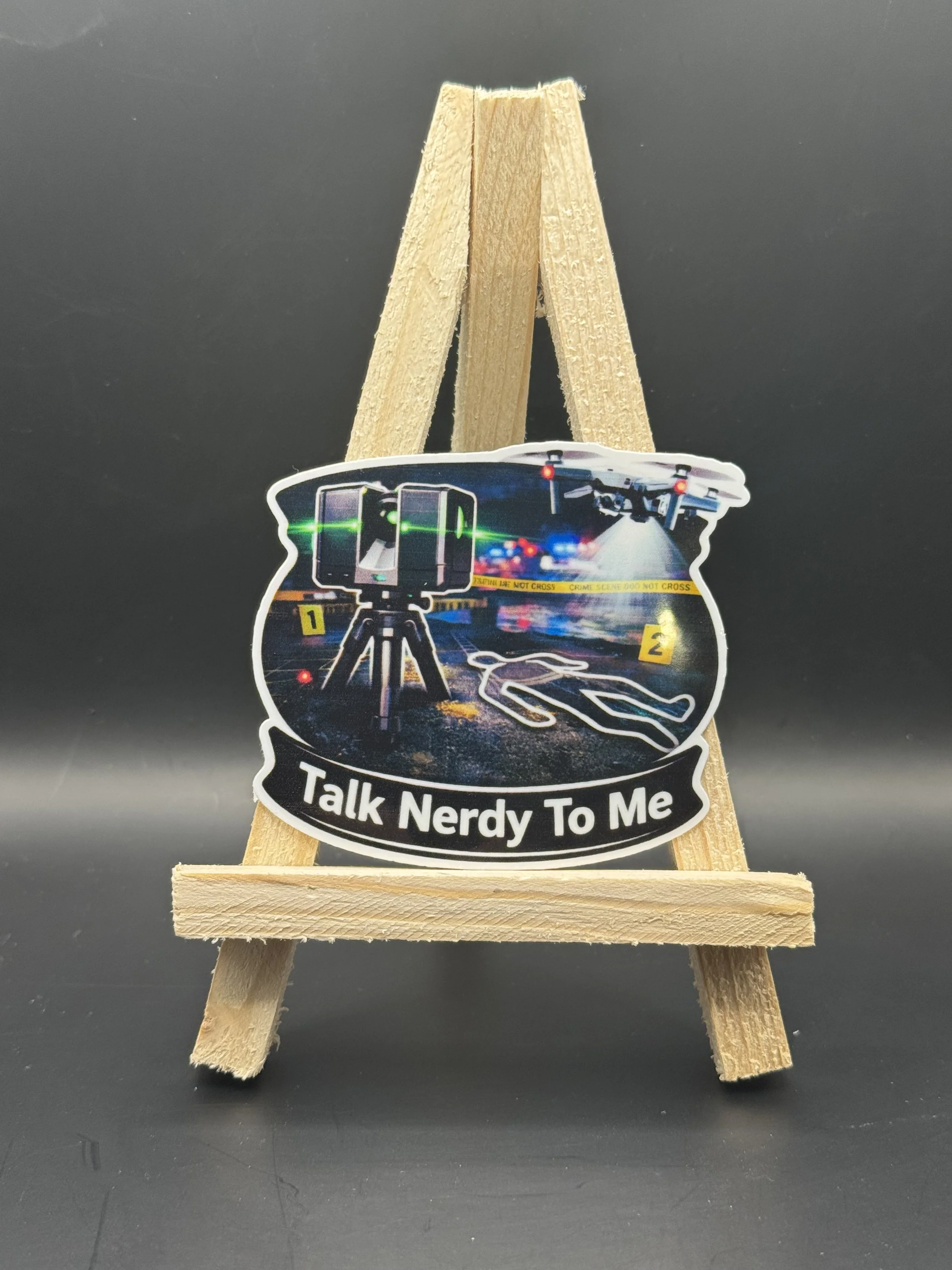 Talk Nerdy to Me Vinyl Sticker