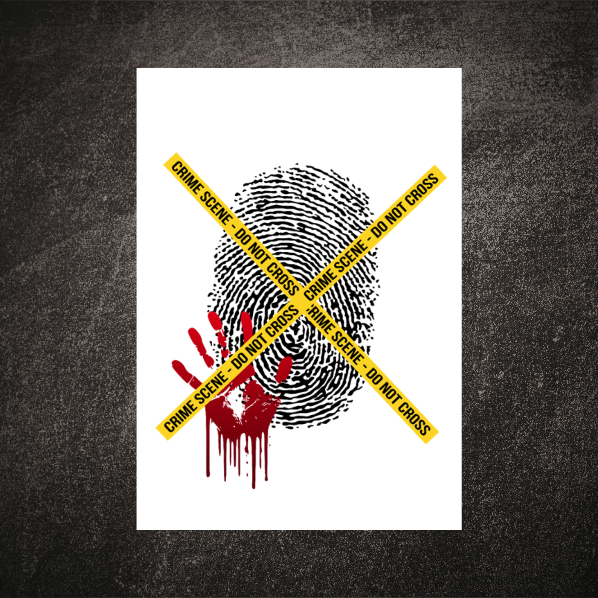 Crime Scene General Greeting Card