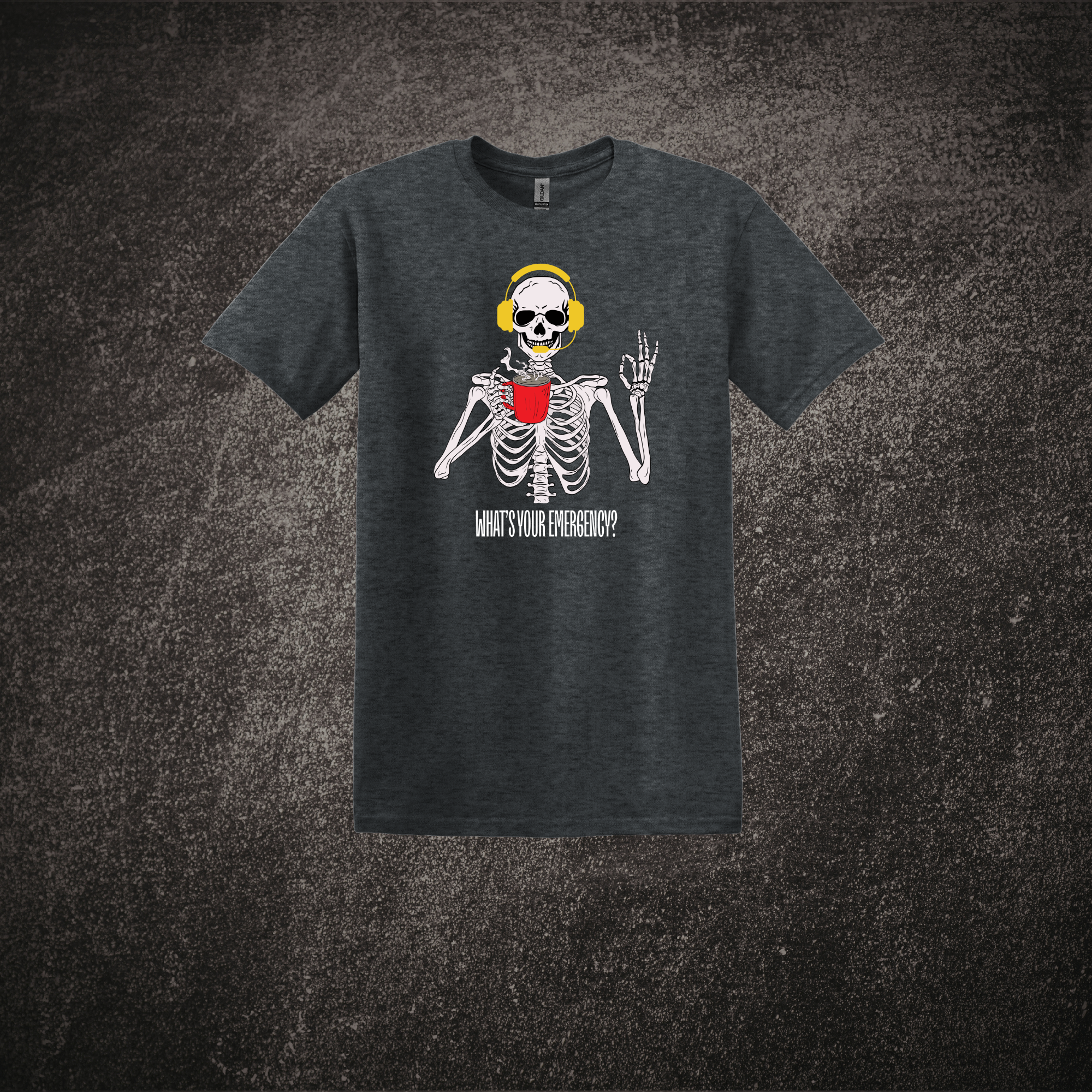 What's Your Emergency - SS Dark Heather.png