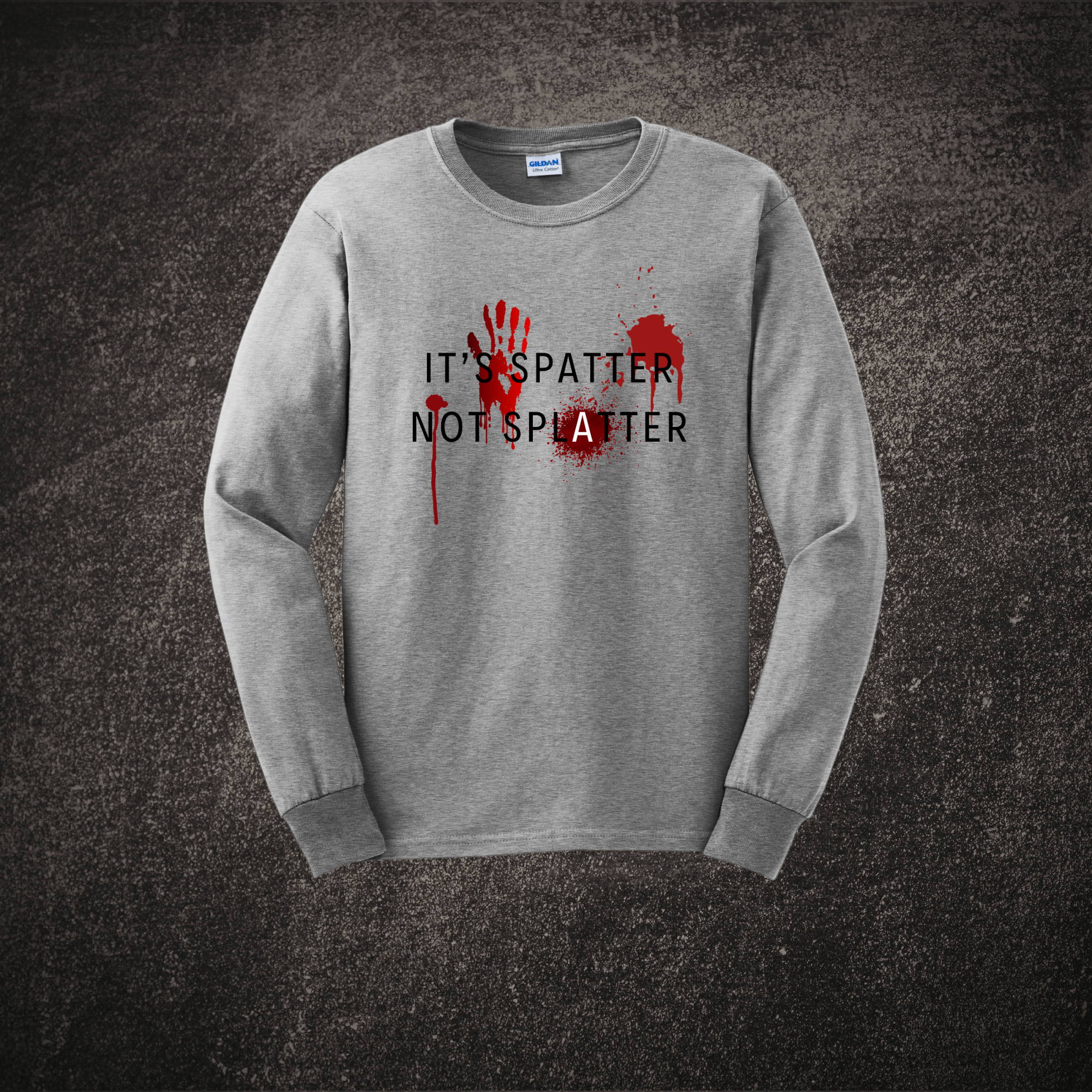 It's Spatter Not Splatter - LS Sport Gray.png