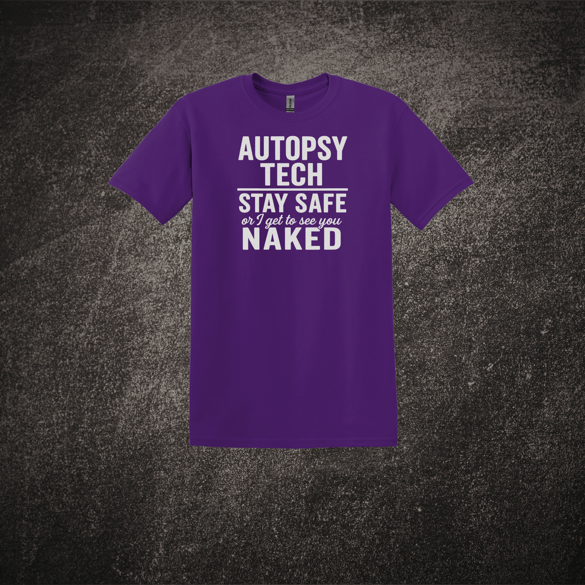 Stay Safe Tech SS Tee Purple.png
