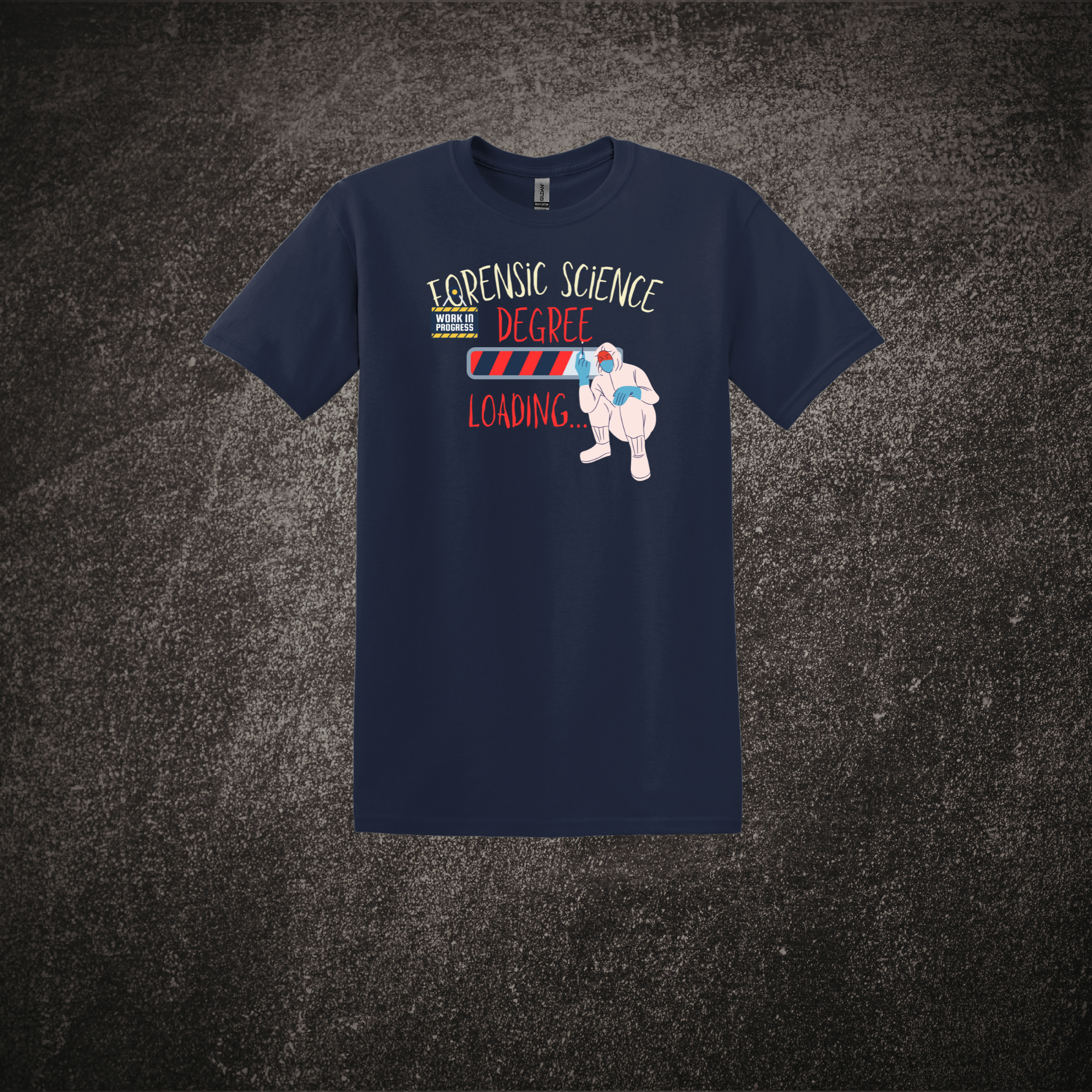 Forensic Science Degree Loading - SS Tee Navy.png