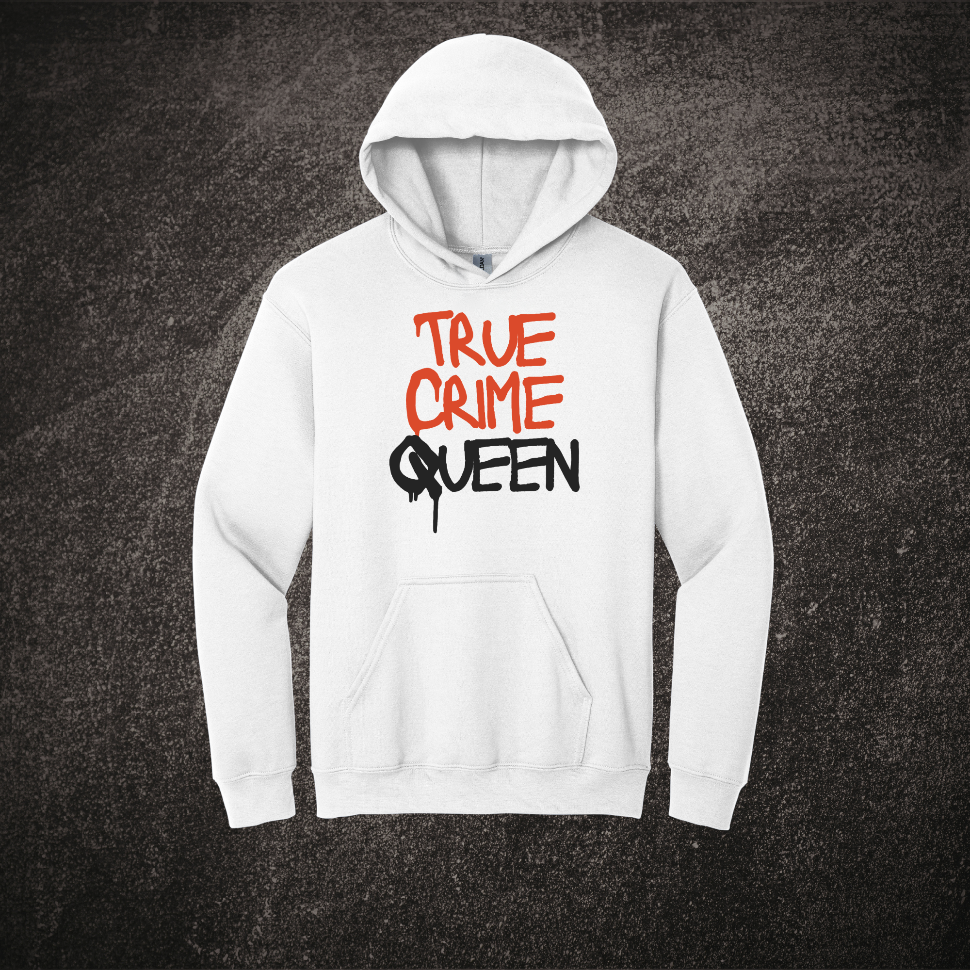 True Crime Queen Hoodie White.png