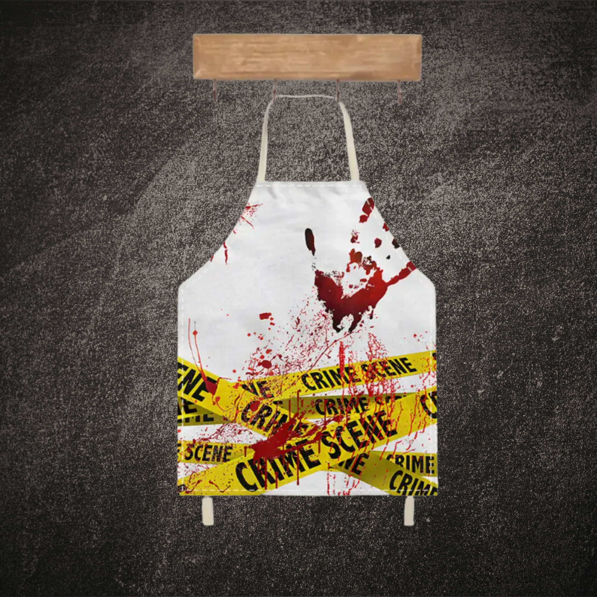 Crime Scene Do Not Cross Kitchen Apron