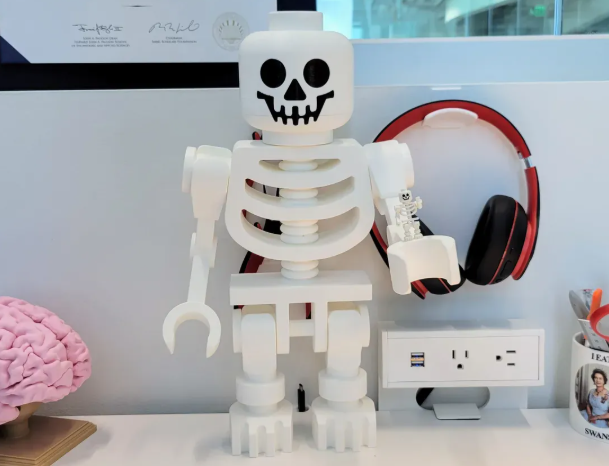 Giant Lego Skeleton