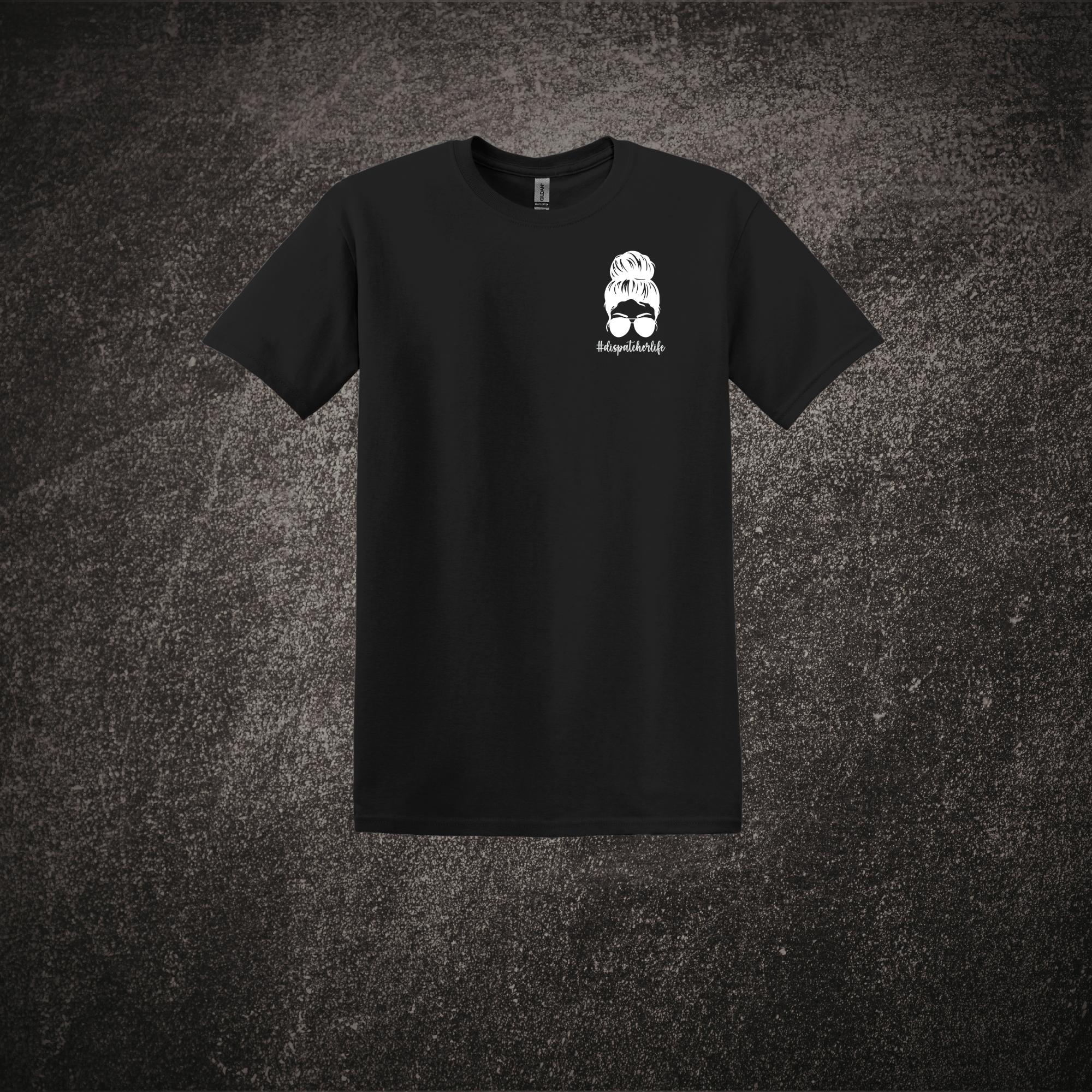 #DispatchLife SS Tee Black - Front.png