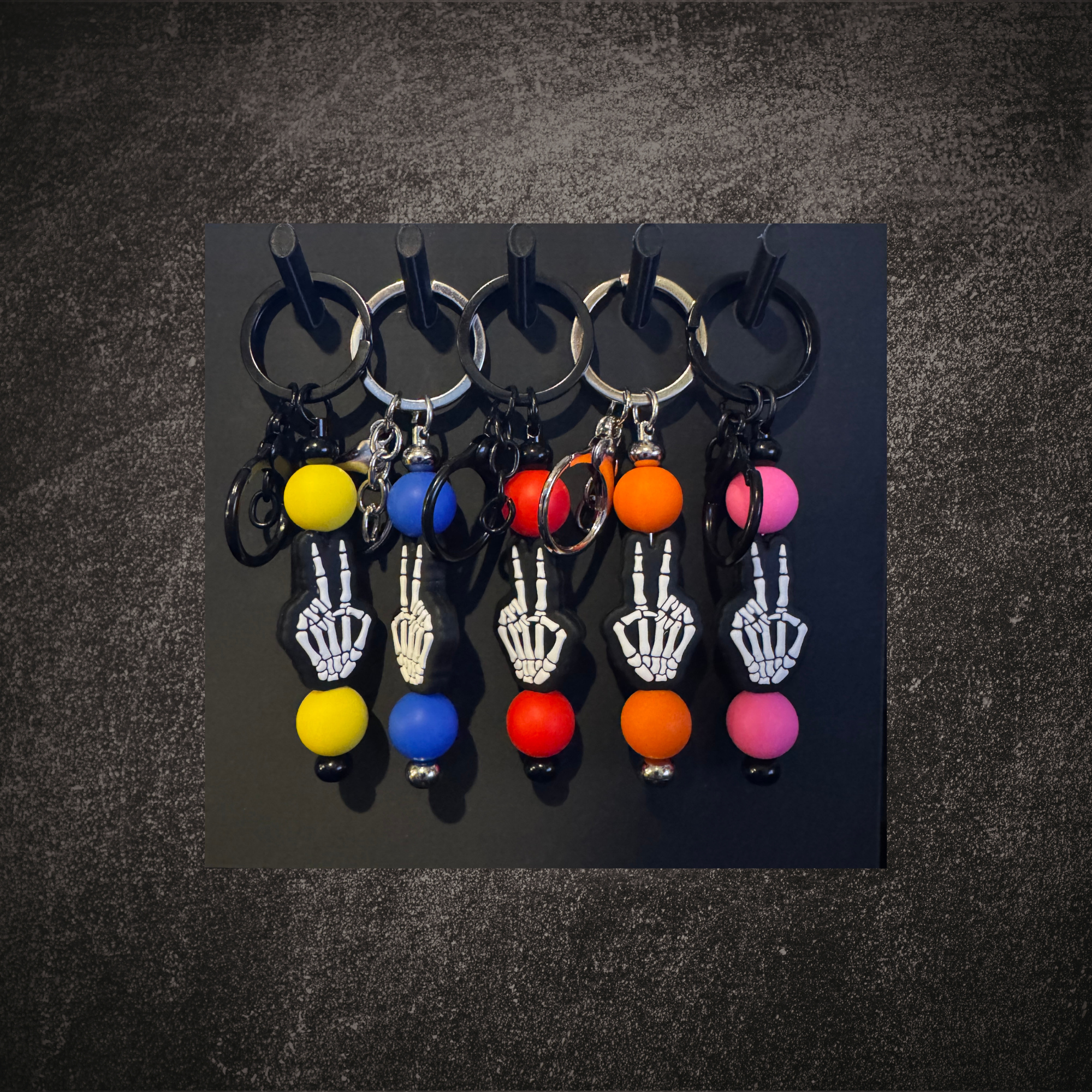 Pease Out Skeleton Beaded Keychain Mockup 1.png