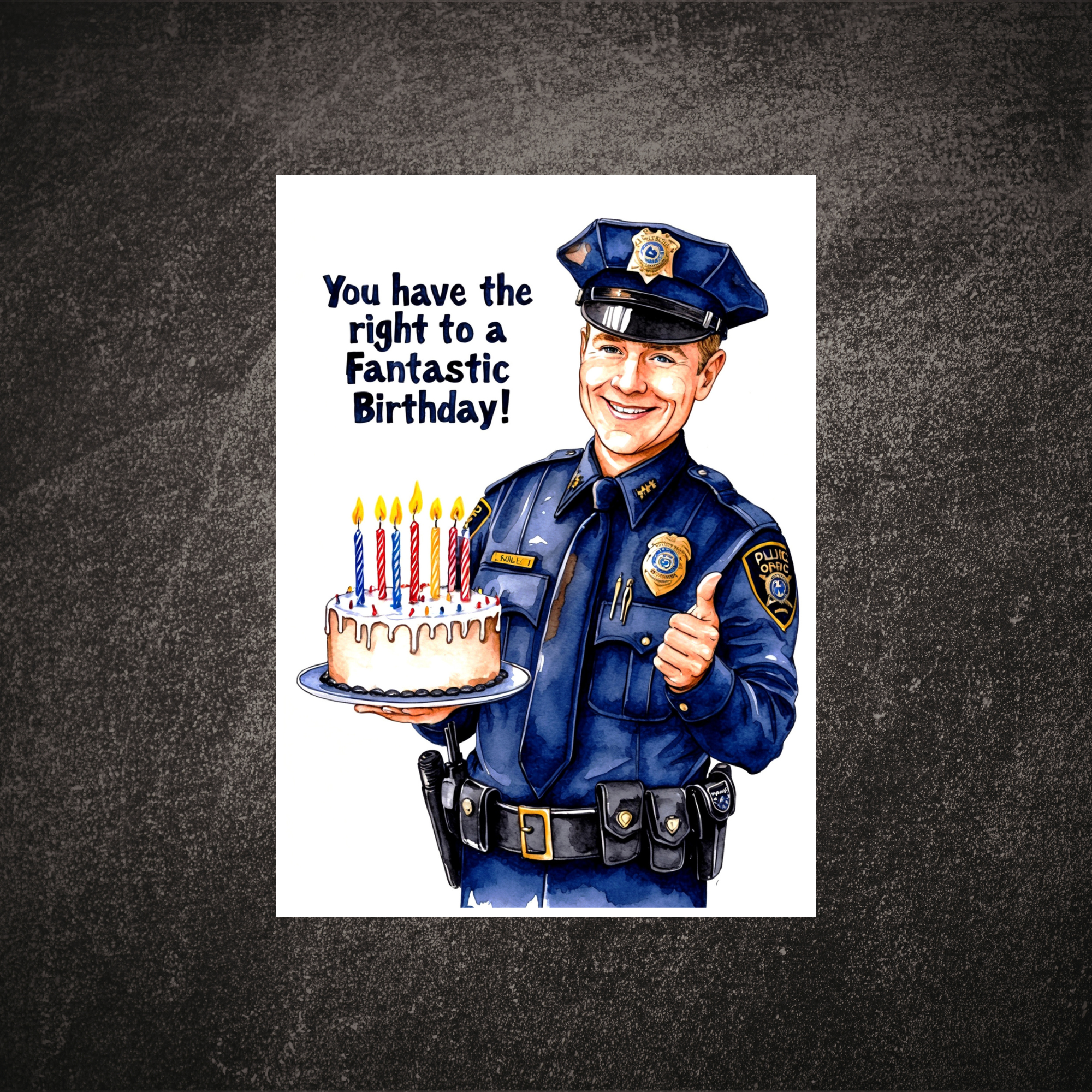 Right to a Fantastic Birthday Greeting Card