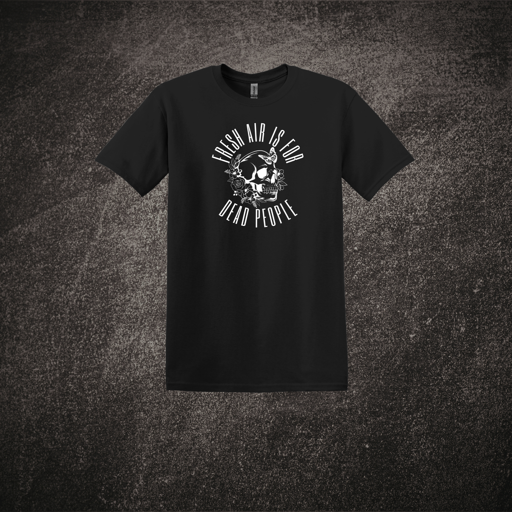 Fresh Air is for Dead People SS Tee Black.png
